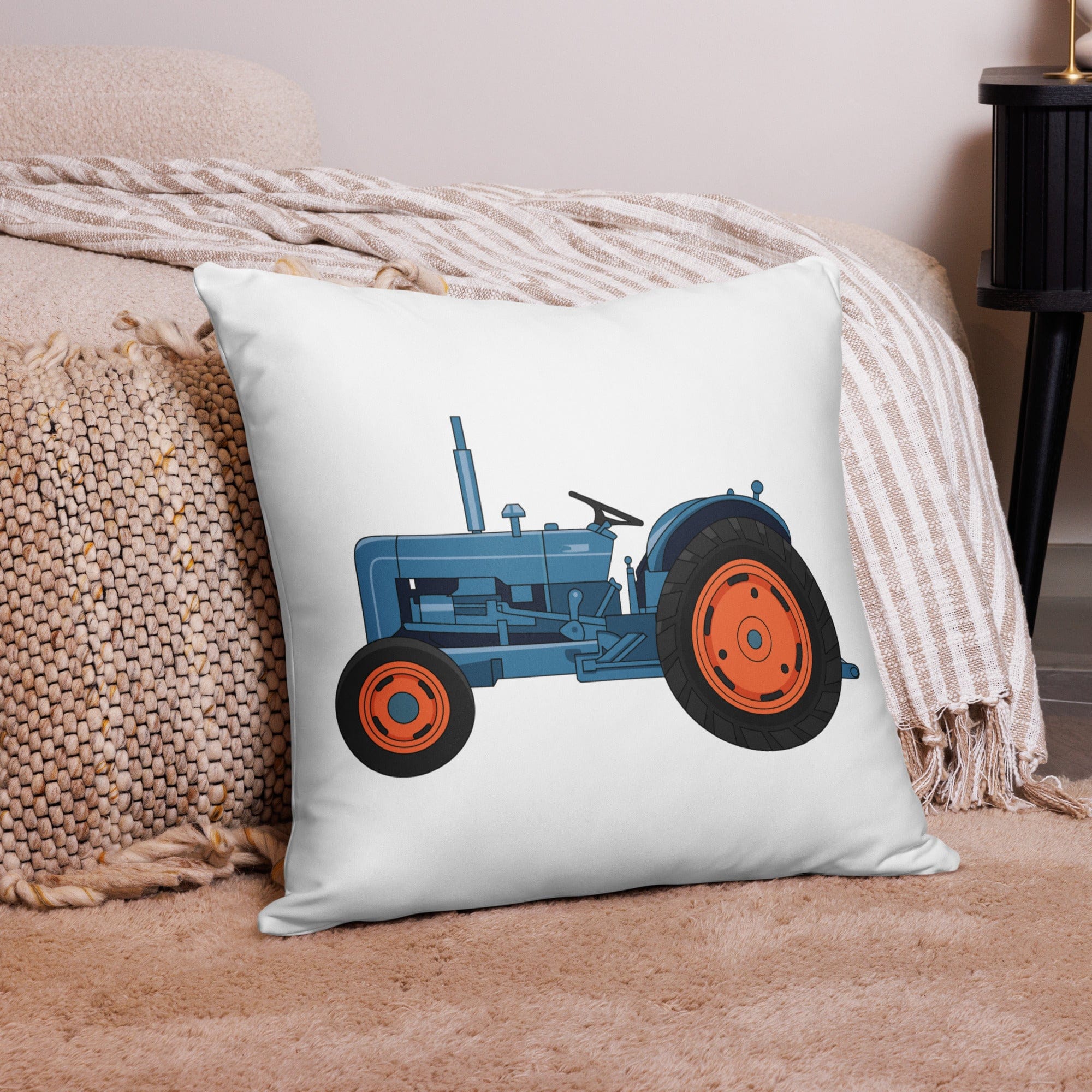 The Tractor Mugs Store 22″×22″ Fordson Dexta (1958) | Pillow Case Quality Farmers Merch
