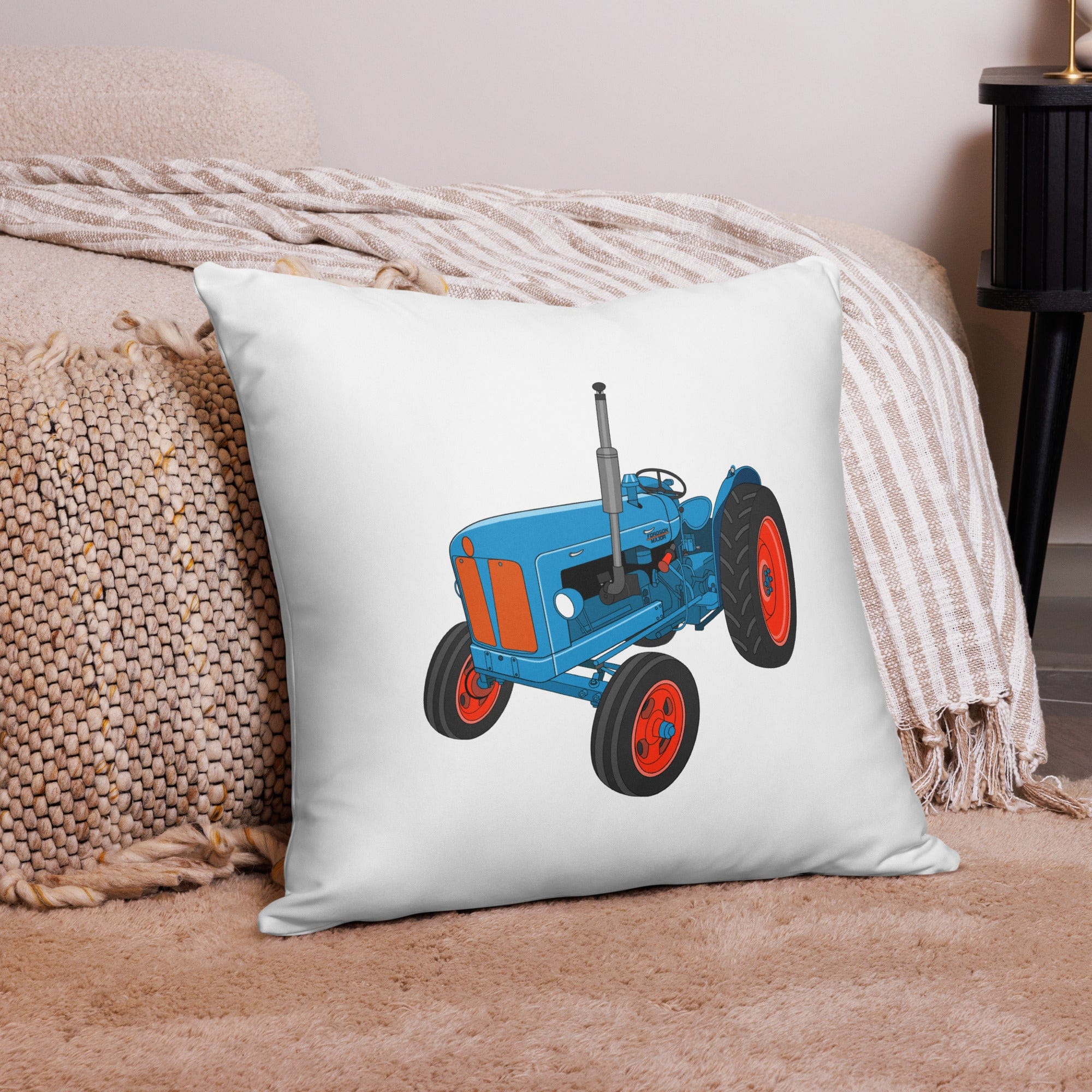 The Tractor Mugs Store 22″×22″ Fordson Super Dexta | Pillow Case Quality Farmers Merch