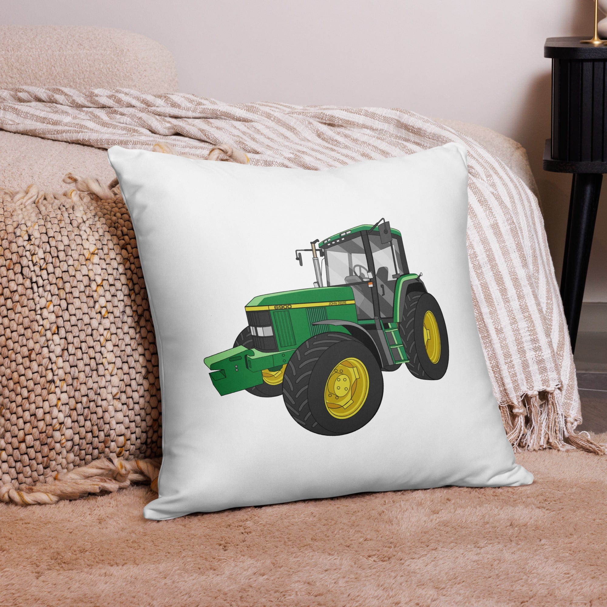 The Tractor Mugs Store 22″×22″ John Deere 6900 | Pillow Case Quality Farmers Merch