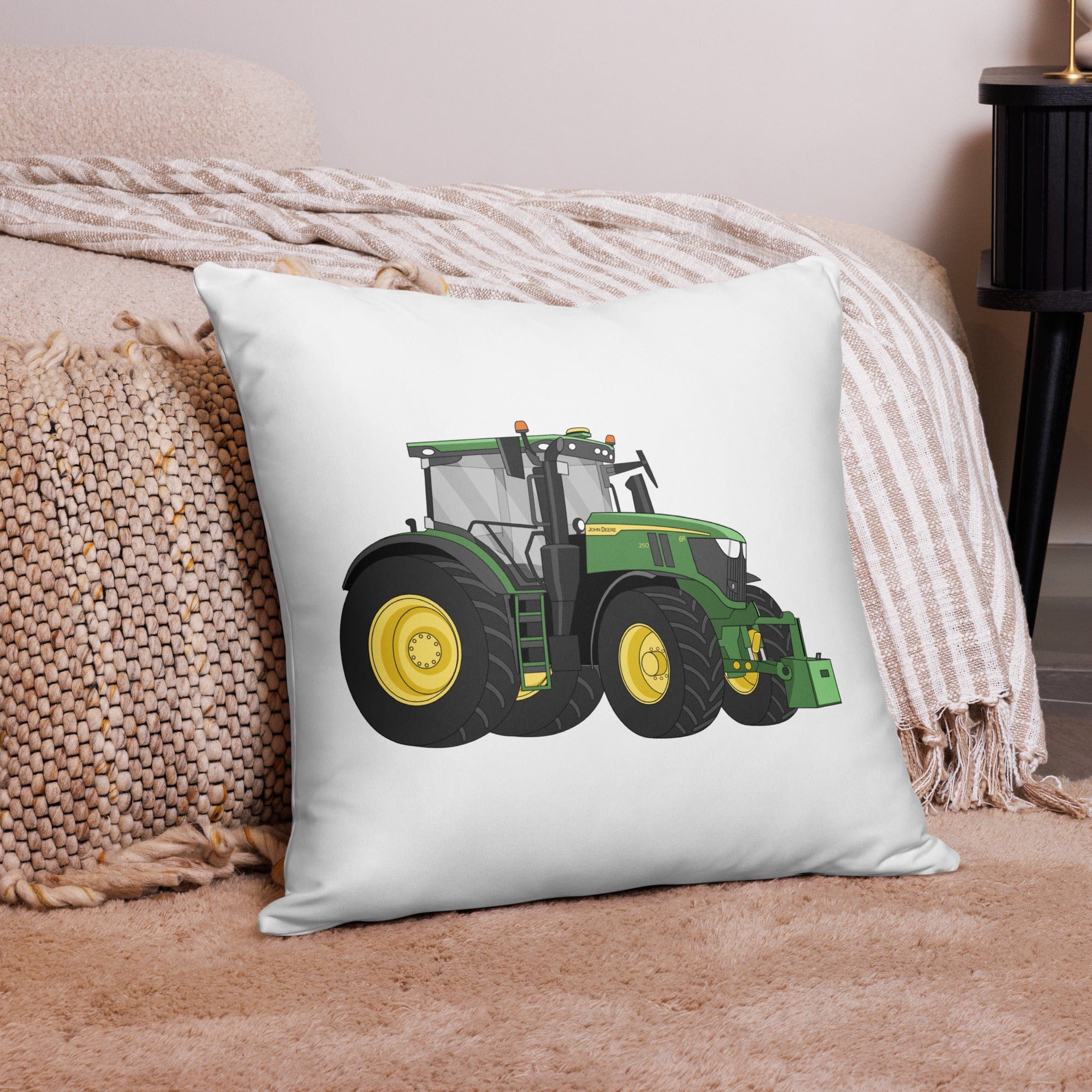 The Tractor Mugs Store 22″×22″ John Deere 6R | Pillow Case Quality Farmers Merch