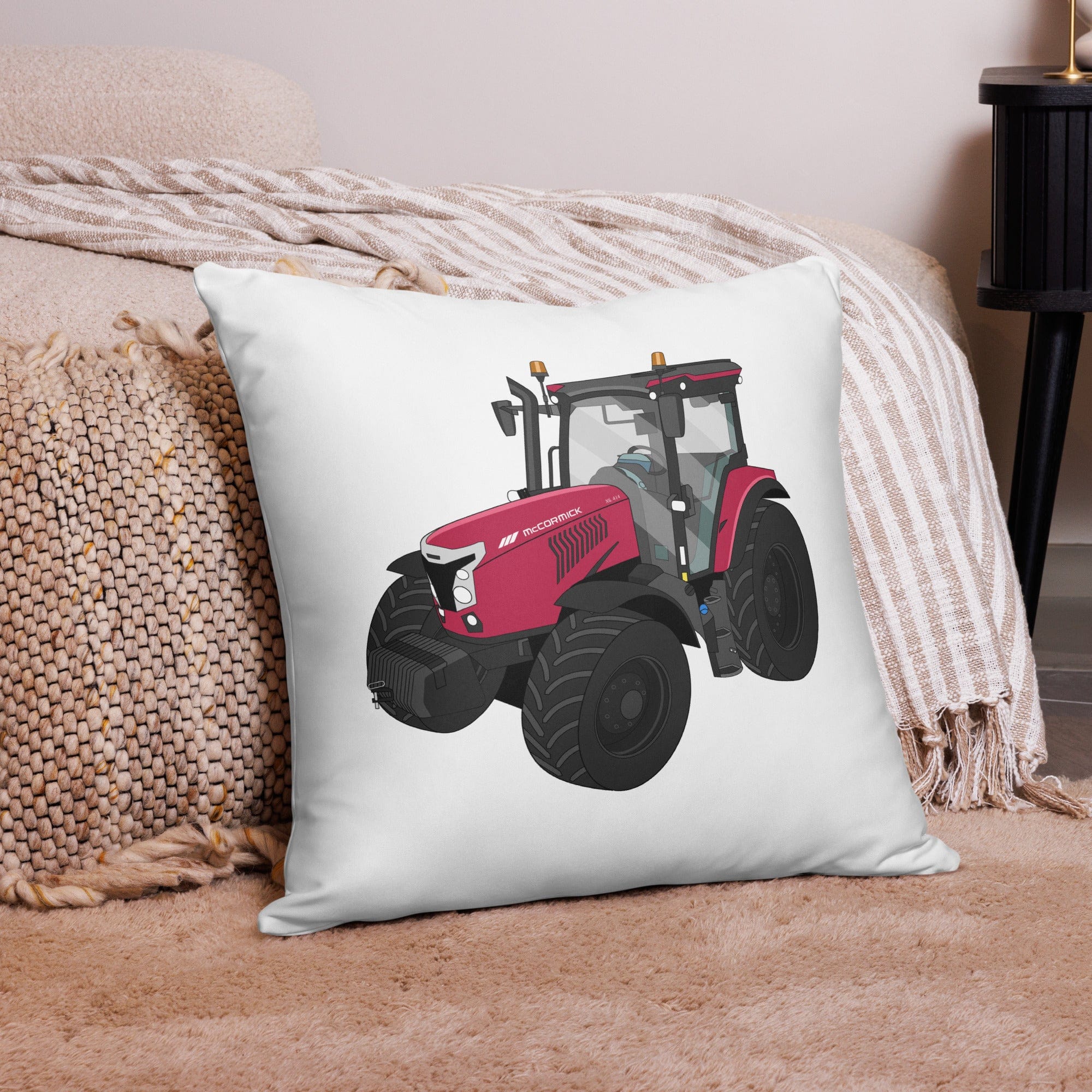 The Tractor Mugs Store 22″×22″ McCormick X6.414 P6-Drive | Pillow Case Quality Farmers Merch