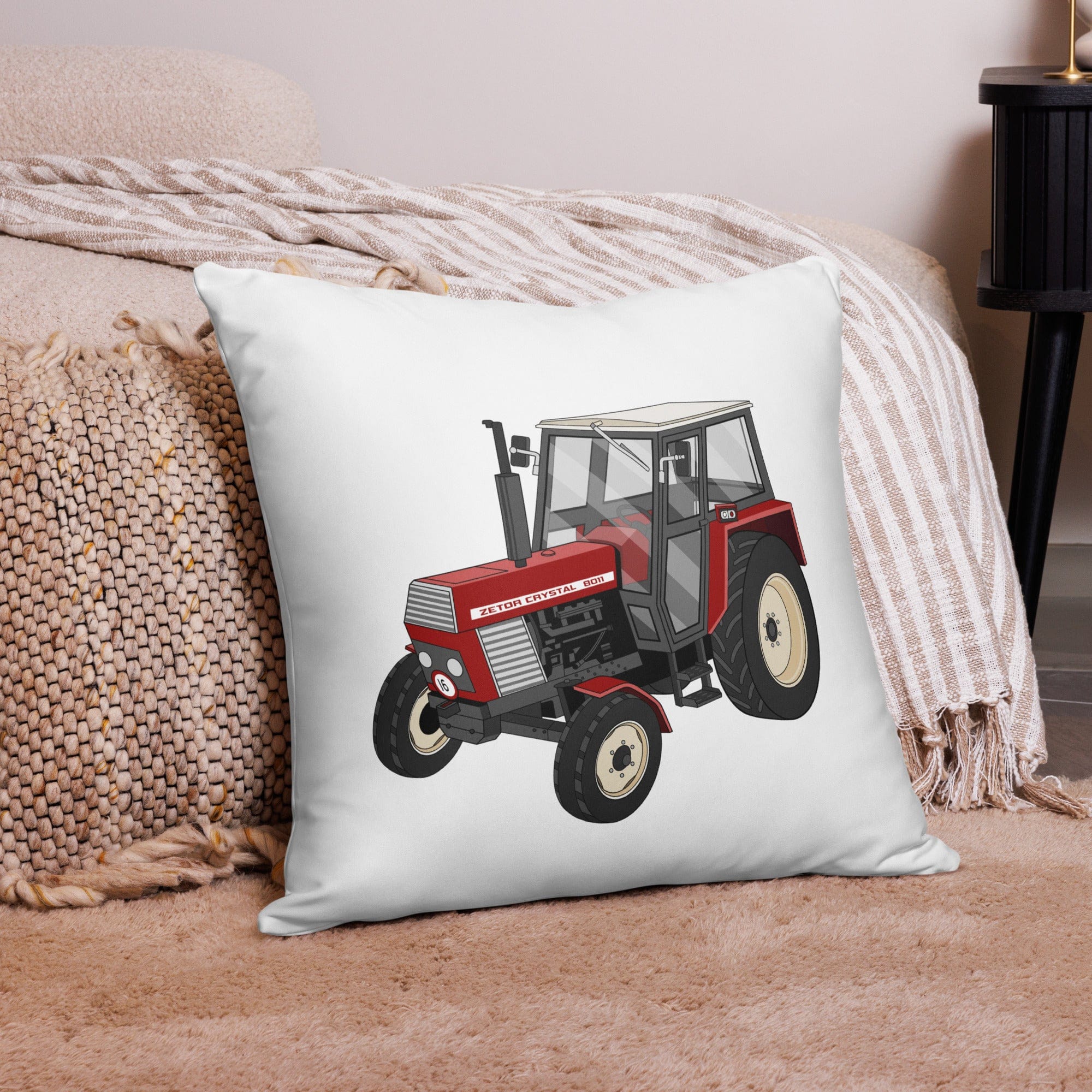 The Tractor Mugs Store 22″×22″ Zetor Crystal 8011 | Pillow Case Quality Farmers Merch