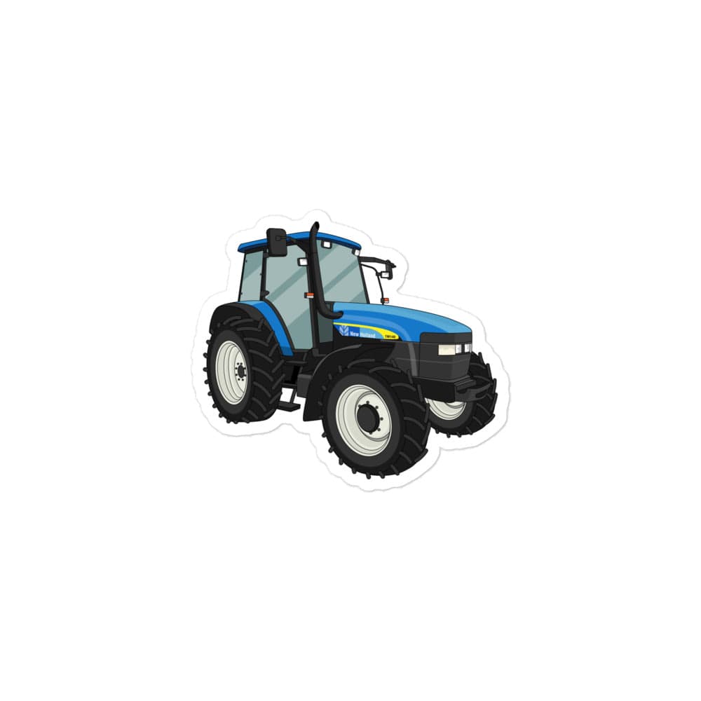 The Tractor Mugs Store 3″×3″ New Holland TM 140 | Bubble-free stickers Quality Farmers Merch