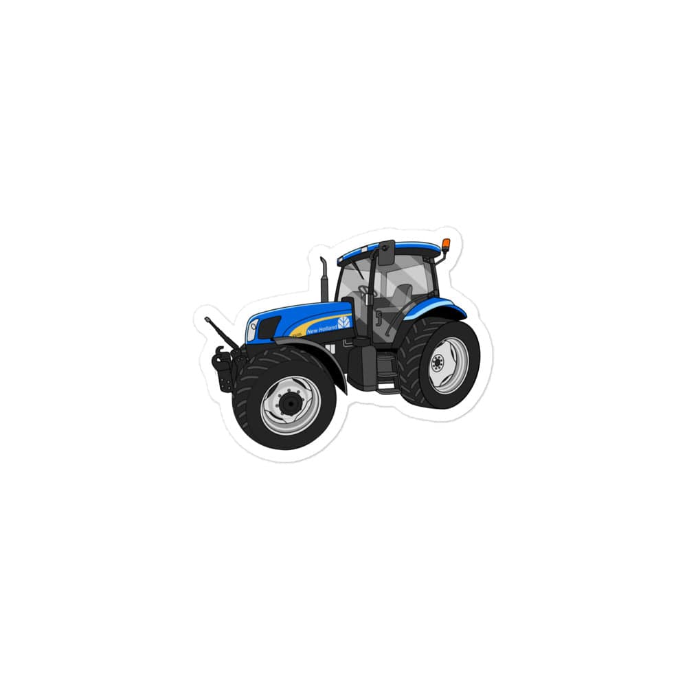 The Tractor Mugs Store 3″×3″ New Holland TS 135a | Bubble-free stickers Quality Farmers Merch