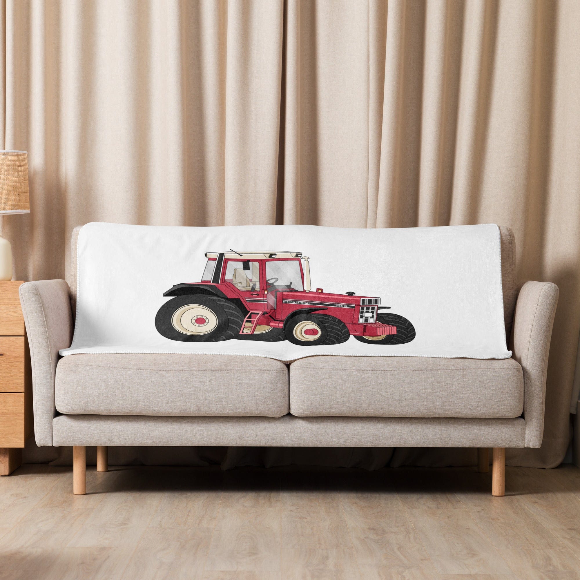 The Tractor Mugs Store 37″×57″ Case International 1455 XL | Sherpa blanket Quality Farmers Merch