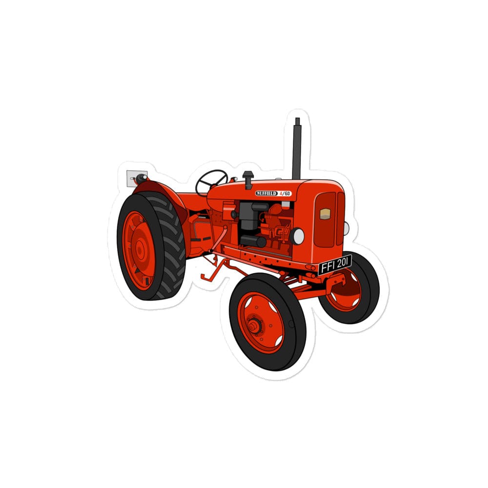 The Tractor Mugs Store 4″×4″ Nuffield 4_60 | Bubble-free stickers Quality Farmers Merch
