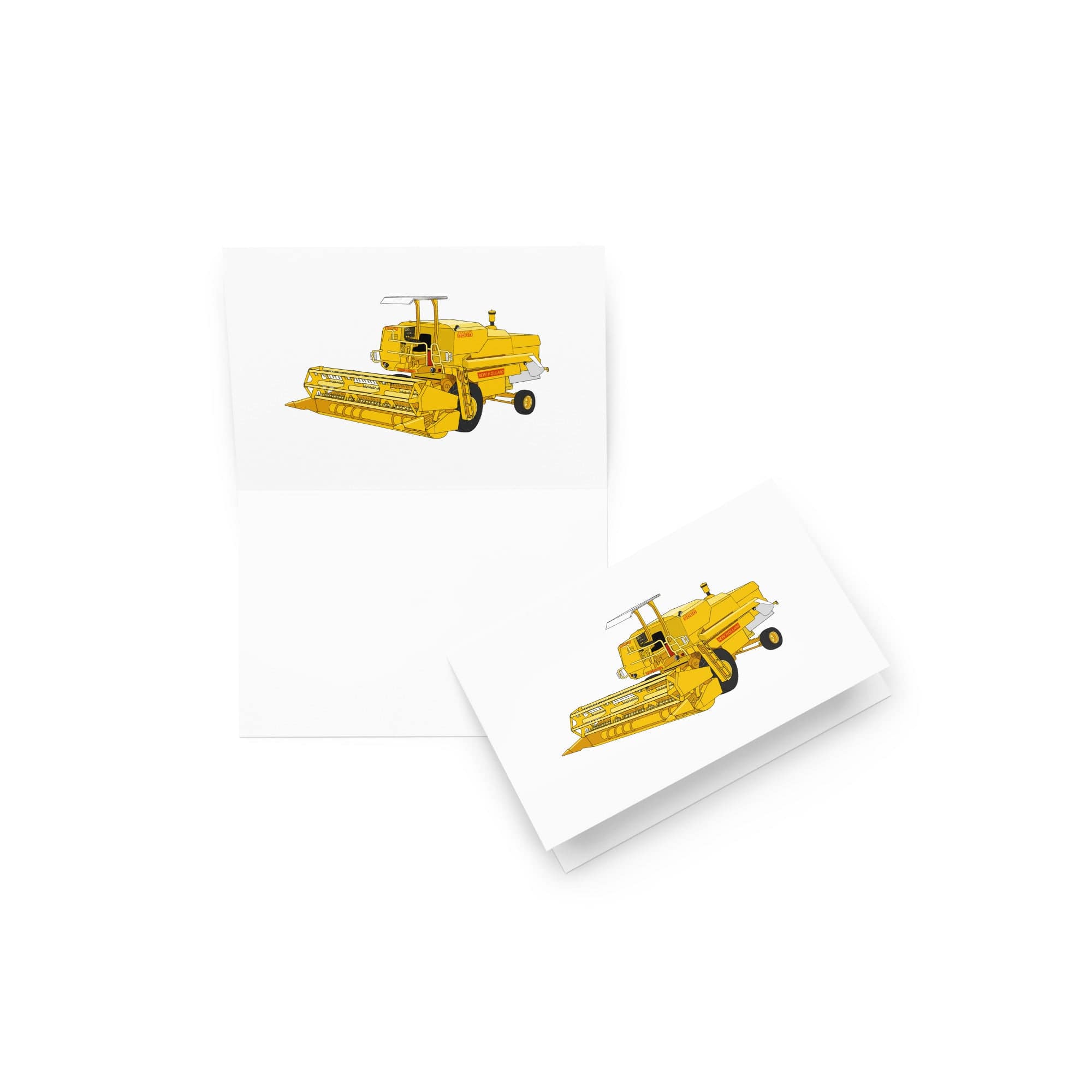The Tractor Mugs Store 4″×6″ Clayson 8060 Combine Harvester | Greeting card Quality Farmers Merch