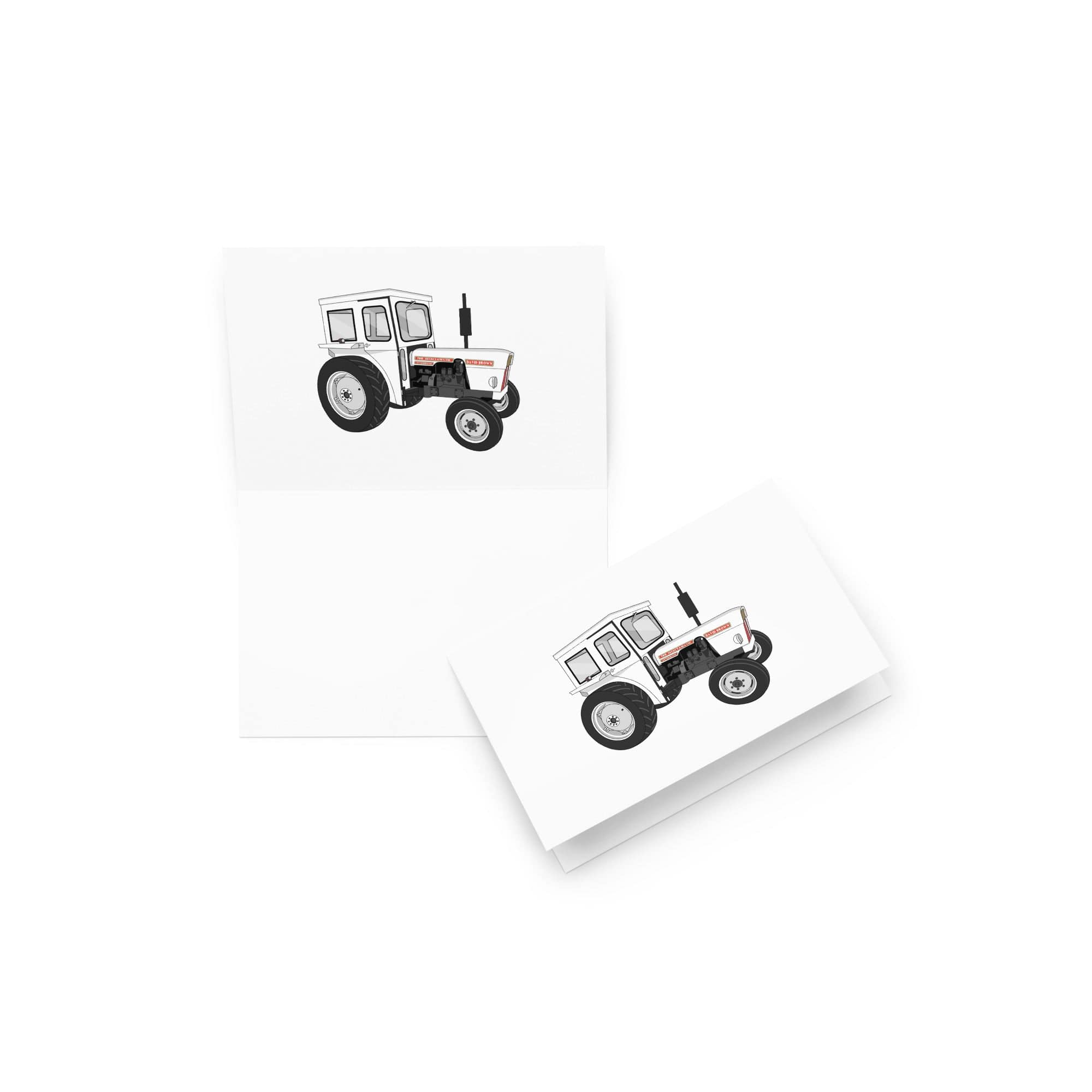 The Tractor Mugs Store 4″×6″ David Brown 780 Selectamatic | Greeting card Quality Farmers Merch