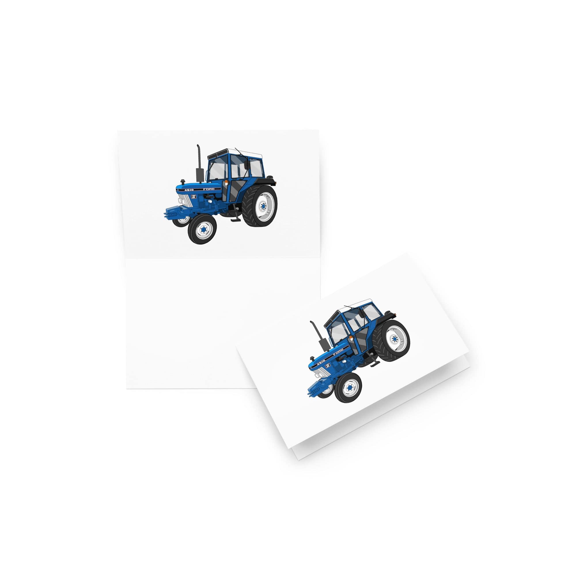 The Tractor Mugs Store 4″×6″ Ford 4610 2WD | Greeting card Quality Farmers Merch