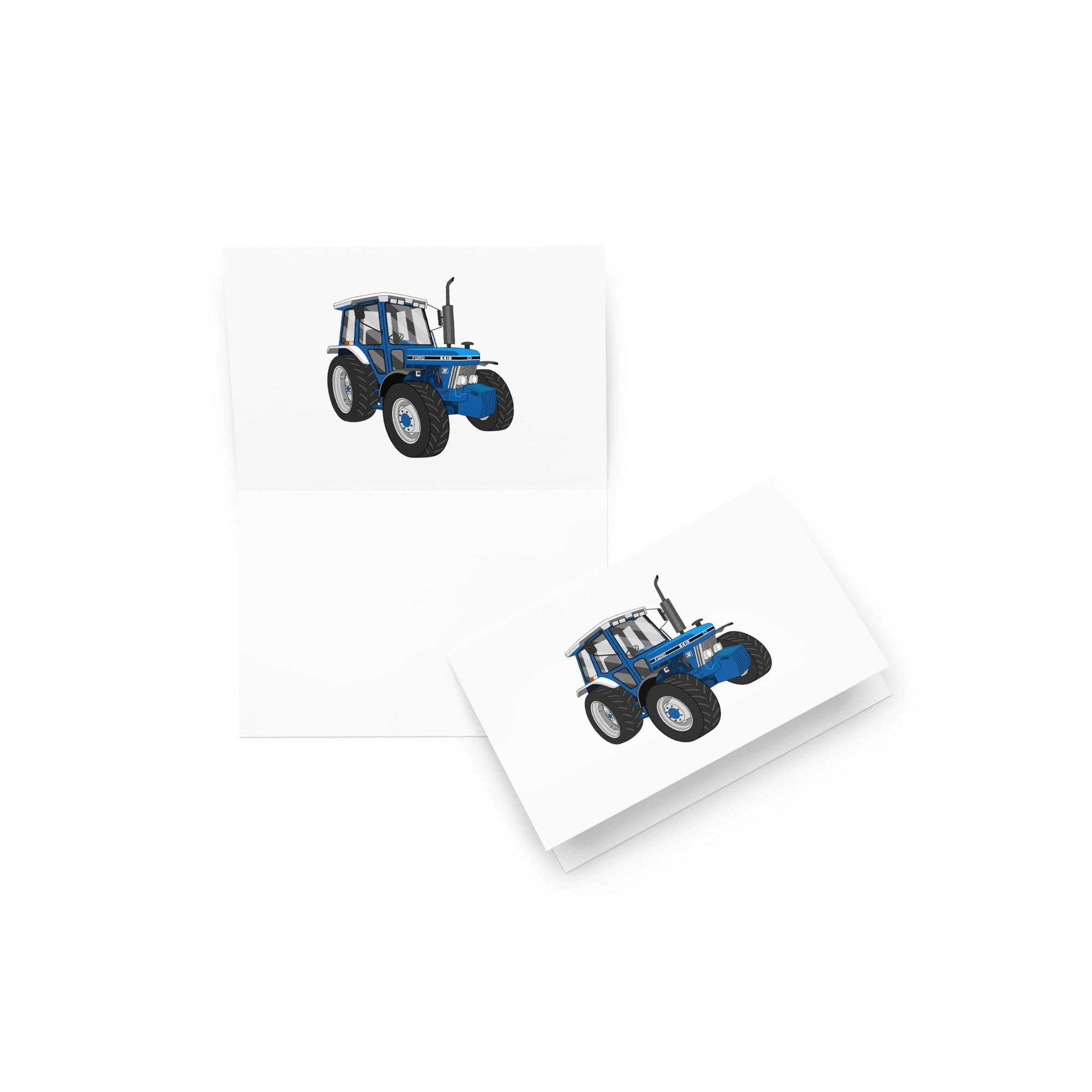 The Tractor Mugs Store 4″×6″ Ford 6410 4WD | Greeting card Quality Farmers Merch
