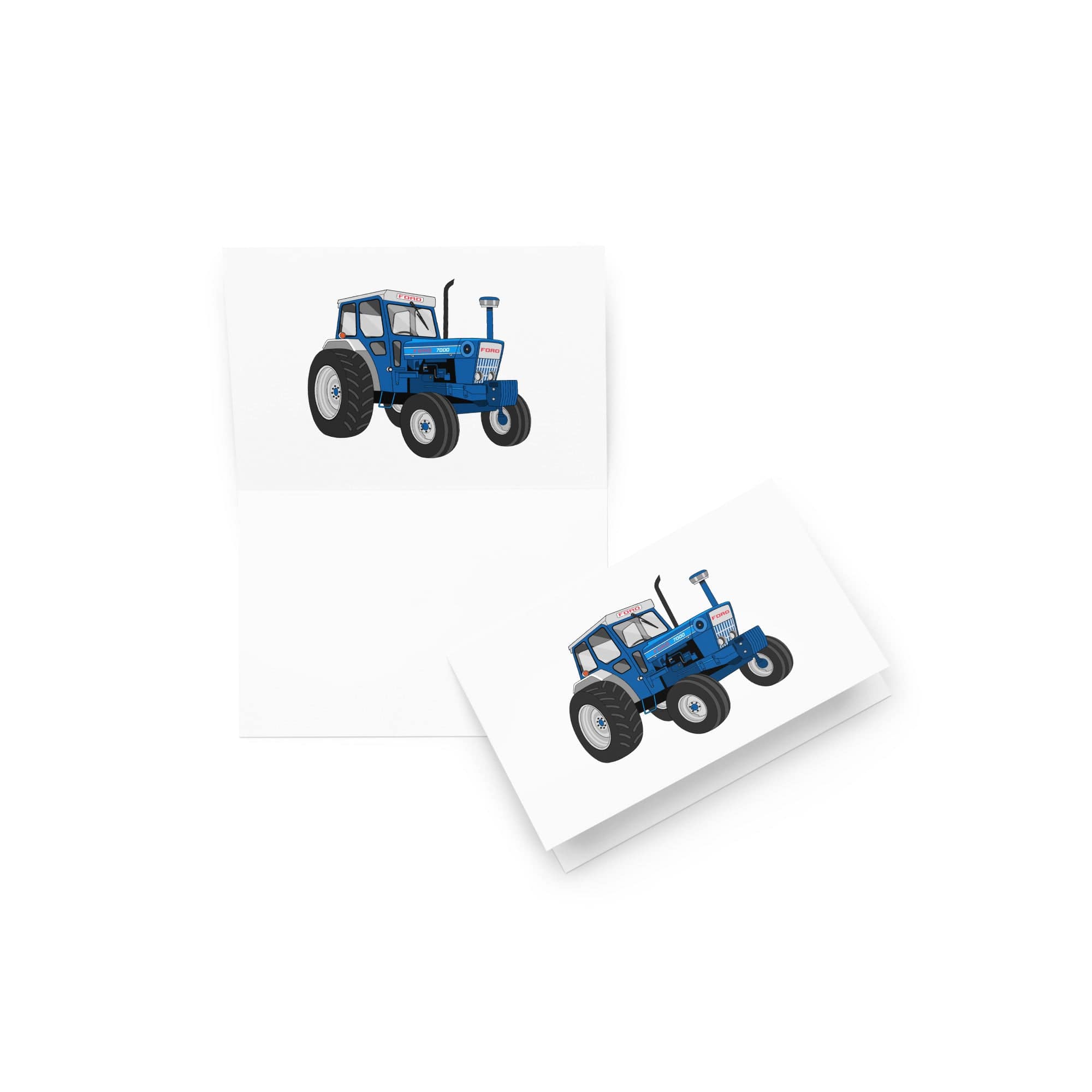 The Tractor Mugs Store 4″×6″ Ford 7000 | Greeting card Quality Farmers Merch