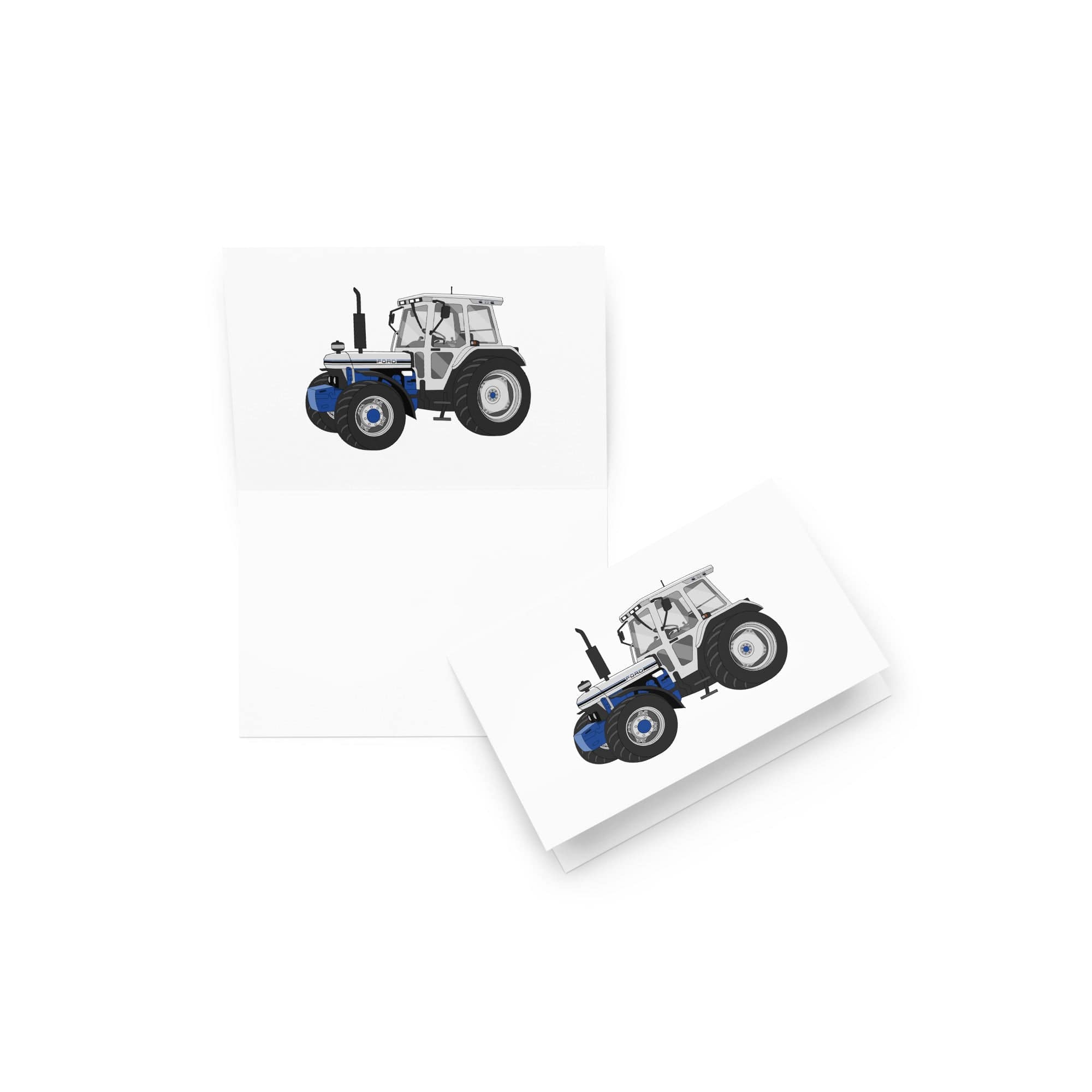 The Tractor Mugs Store 4″×6″ Ford 7810 Jubilee Edition SilverTractor | Greeting card Quality Farmers Merch