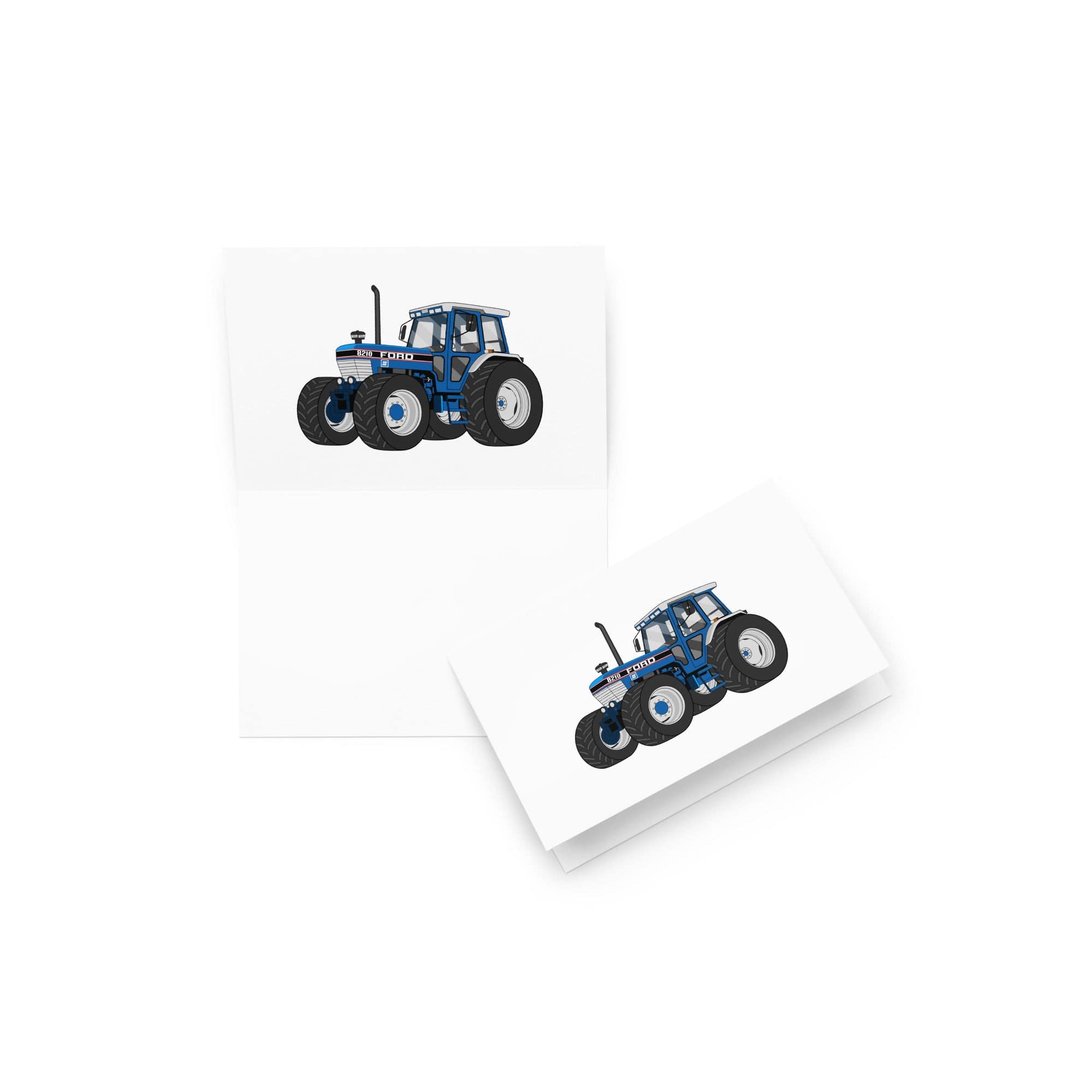 The Tractor Mugs Store 4″×6″ Ford 8210 4WD | Greeting card Quality Farmers Merch