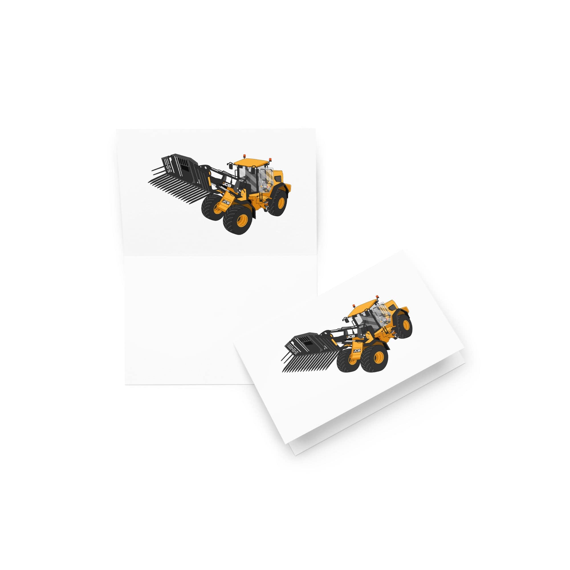 The Tractor Mugs Store 4″×6″ JCB 435 S Farm Master | Greeting card Quality Farmers Merch