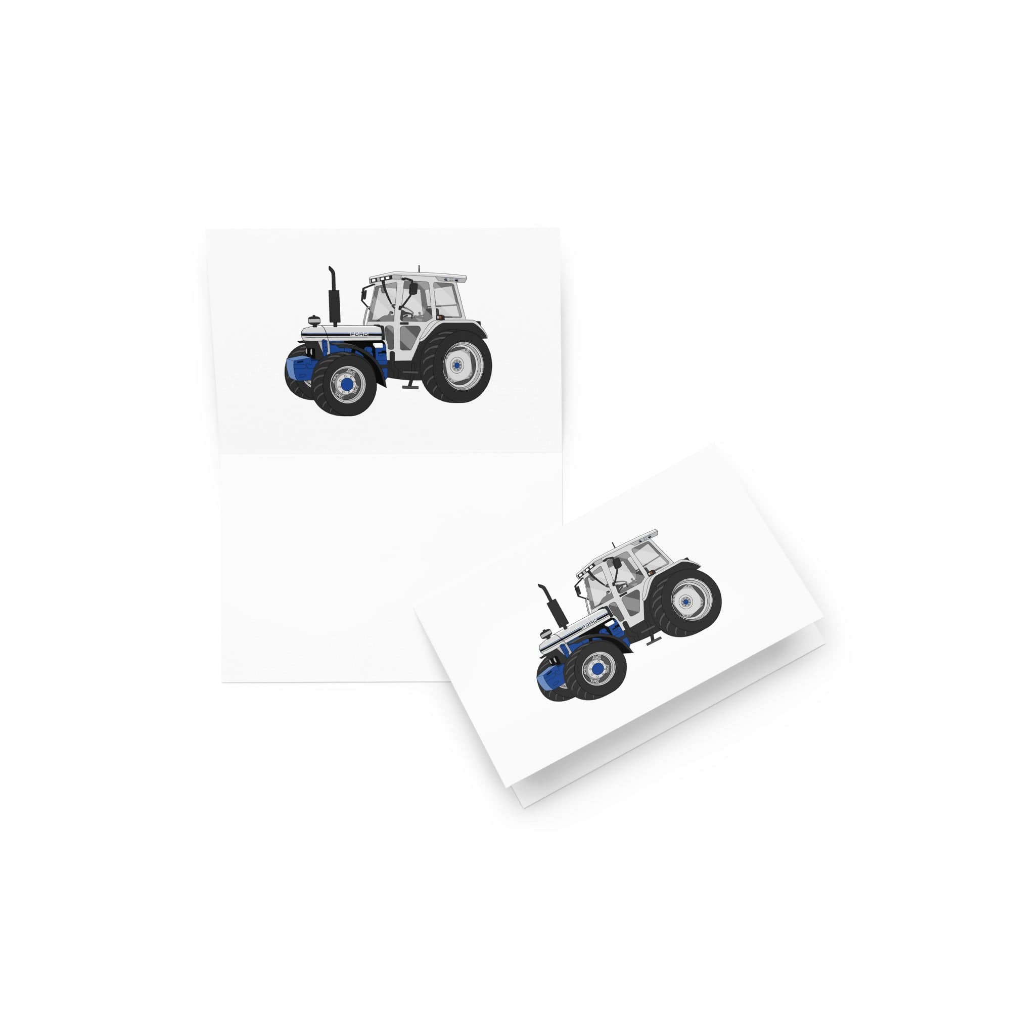 The Tractor Mugs Store 4″×6″ Jubilee Edition Silver Tractor | Greeting card Quality Farmers Merch