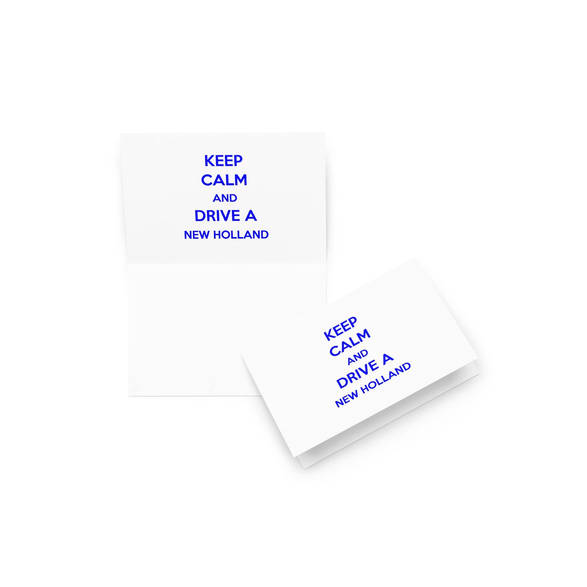 The Tractor Mugs Store 4″×6″ Keep Calm New Holland | Greeting card Quality Farmers Merch