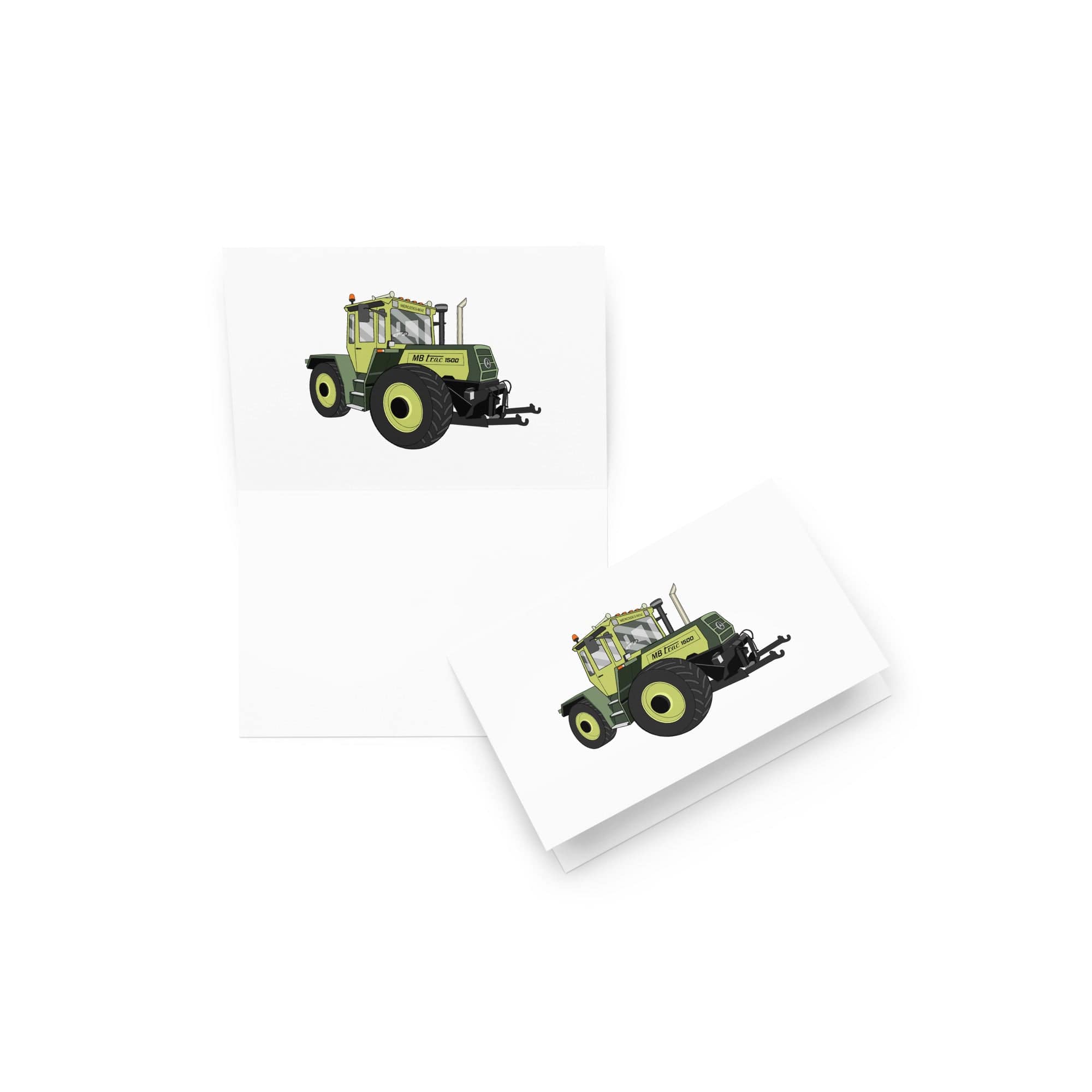 The Tractor Mugs Store 4″×6″ MB Trac 1500 | Greeting card Quality Farmers Merch