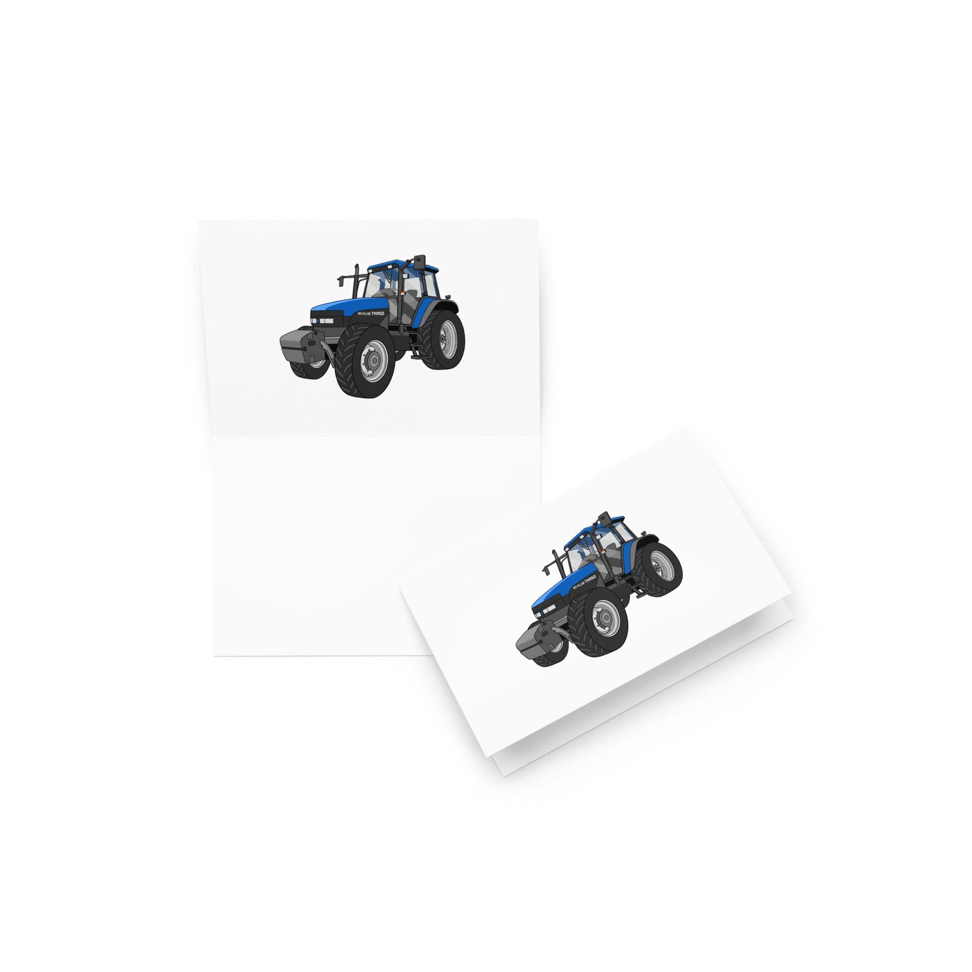 The Tractor Mugs Store 4″×6″ New Holland TM 150 Super Steer | Greeting card Quality Farmers Merch