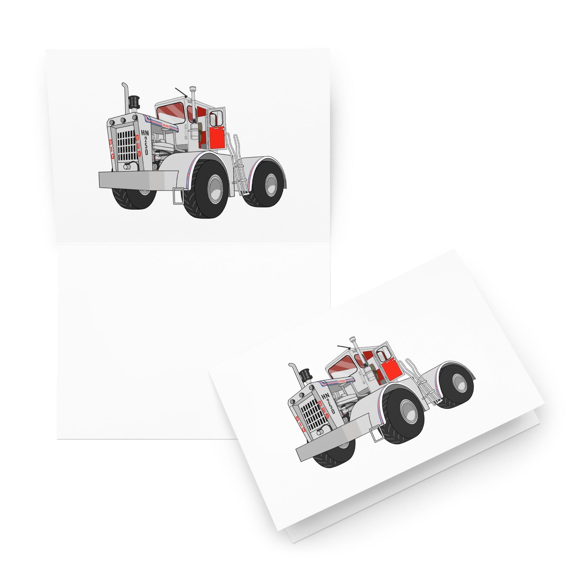 The Tractor Mugs Store 5.83″×8.27″ Big Bud Tractor | Greeting card Quality Farmers Merch