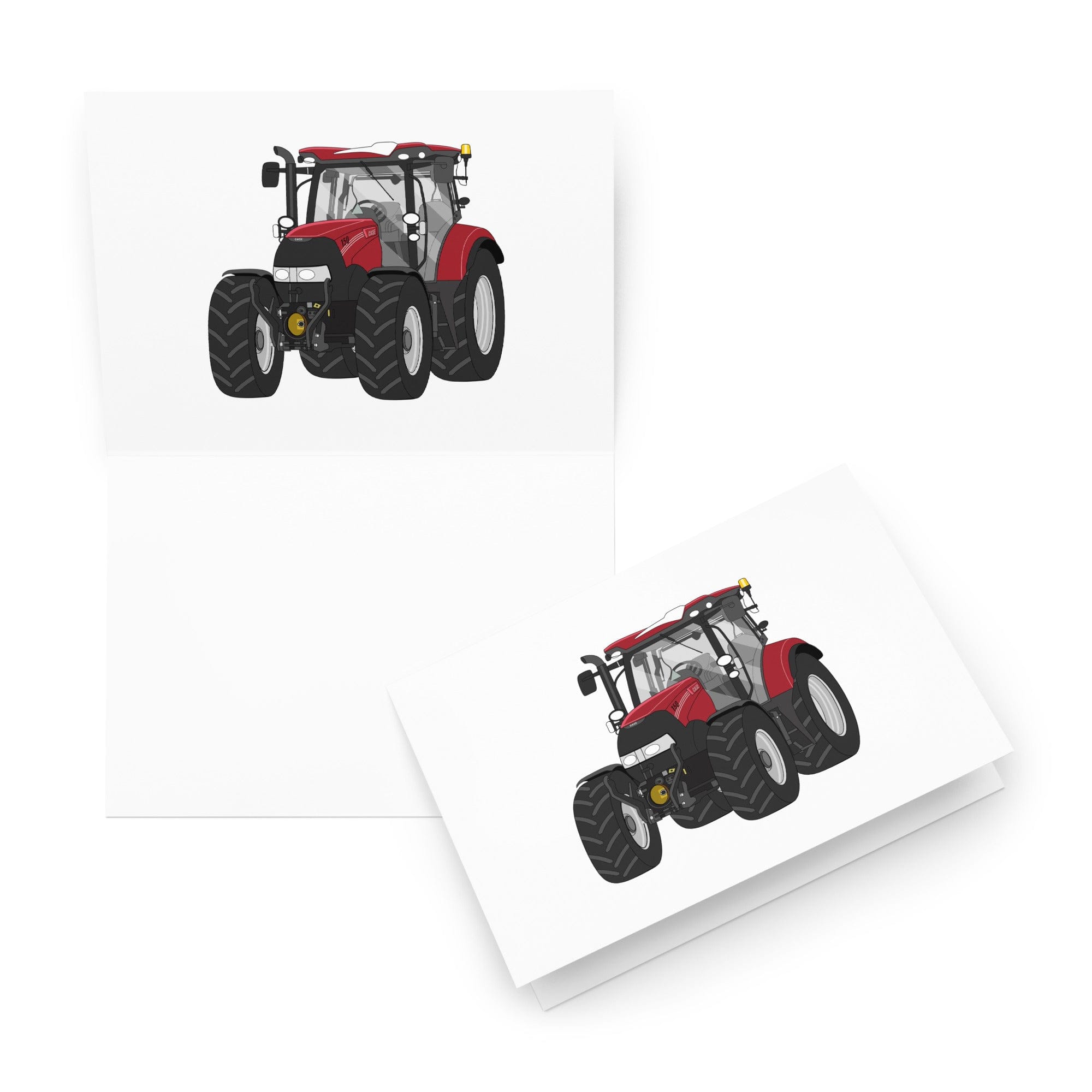 The Tractor Mugs Store 5.83″×8.27″ Case IH Maxxum 150 Activedrive 8 | Greeting card Quality Farmers Merch