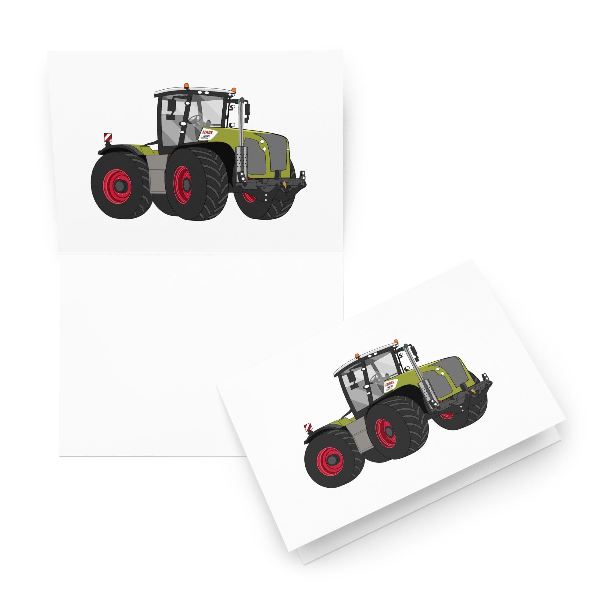 The Tractor Mugs Store 5.83″×8.27″ Class Xerion 5000 Tractor VC | Greeting card Quality Farmers Merch