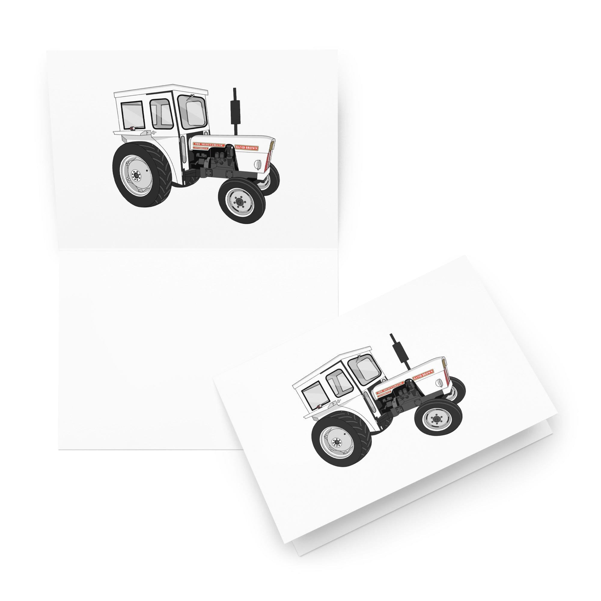 The Tractor Mugs Store 5.83″×8.27″ David Brown 780 Selectamatic | Greeting card Quality Farmers Merch