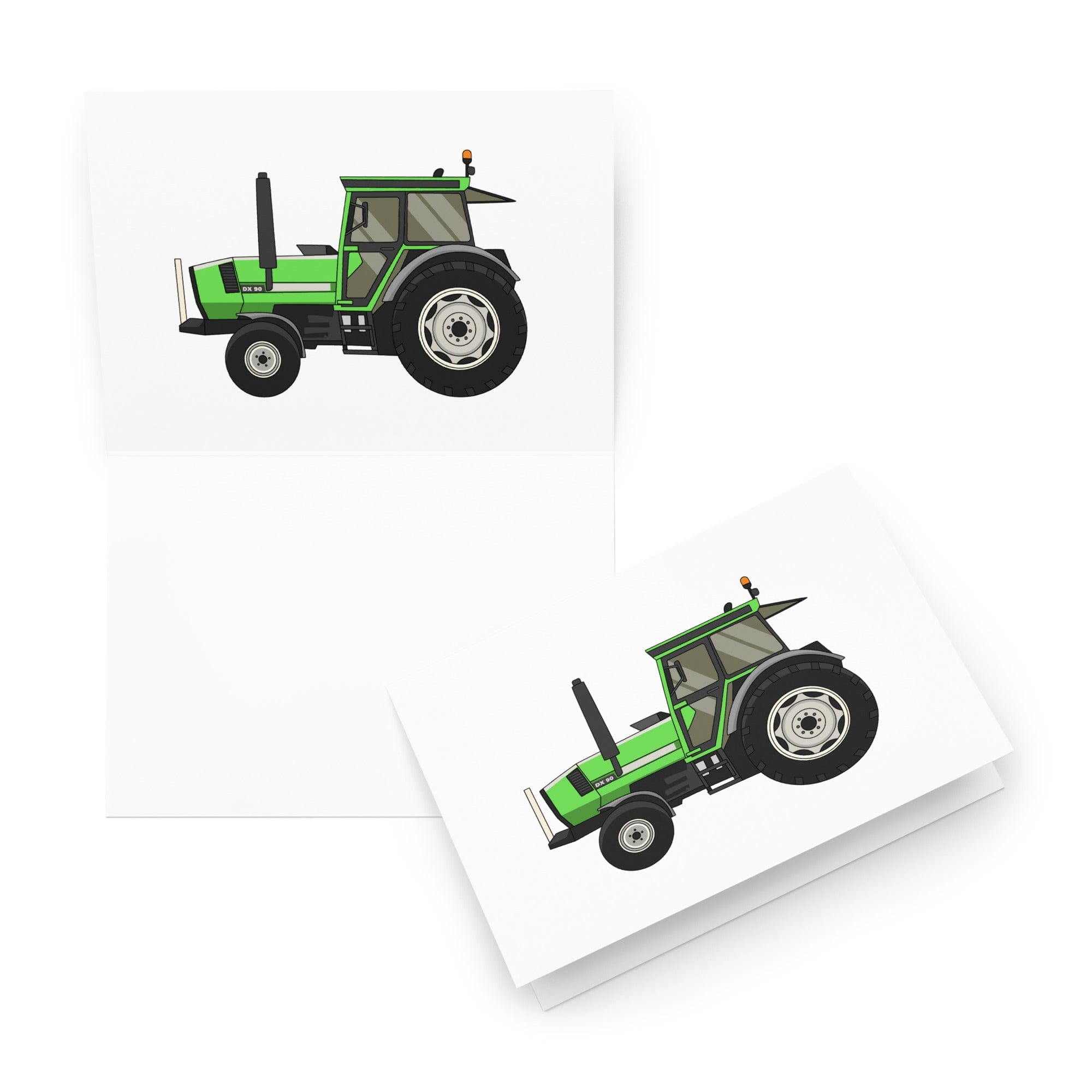 The Tractor Mugs Store 5.83″×8.27″ Deutz DX 90 | Greeting card Quality Farmers Merch