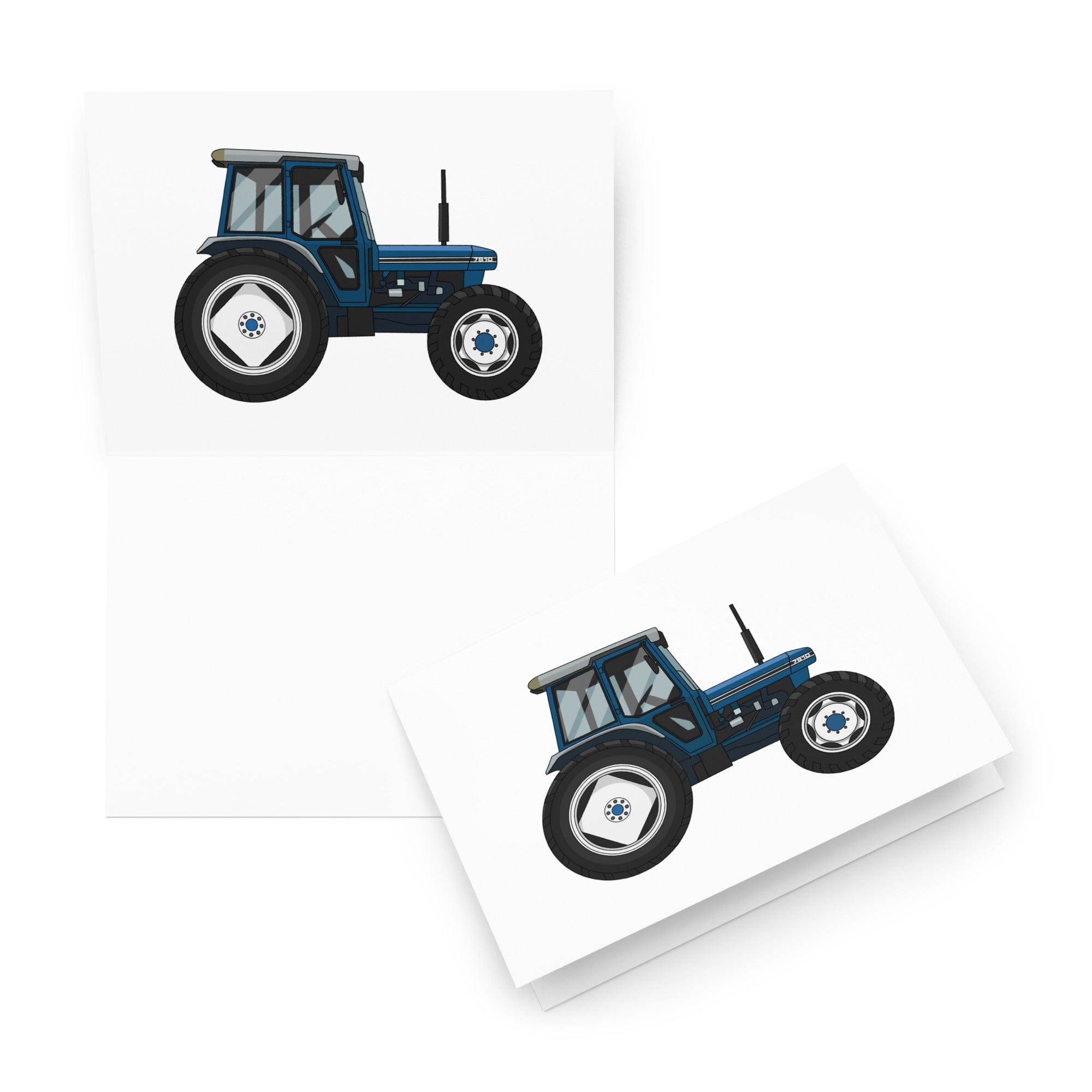 The Tractor Mugs Store 5.83″×8.27″ Ford 7810 | Greeting card Quality Farmers Merch