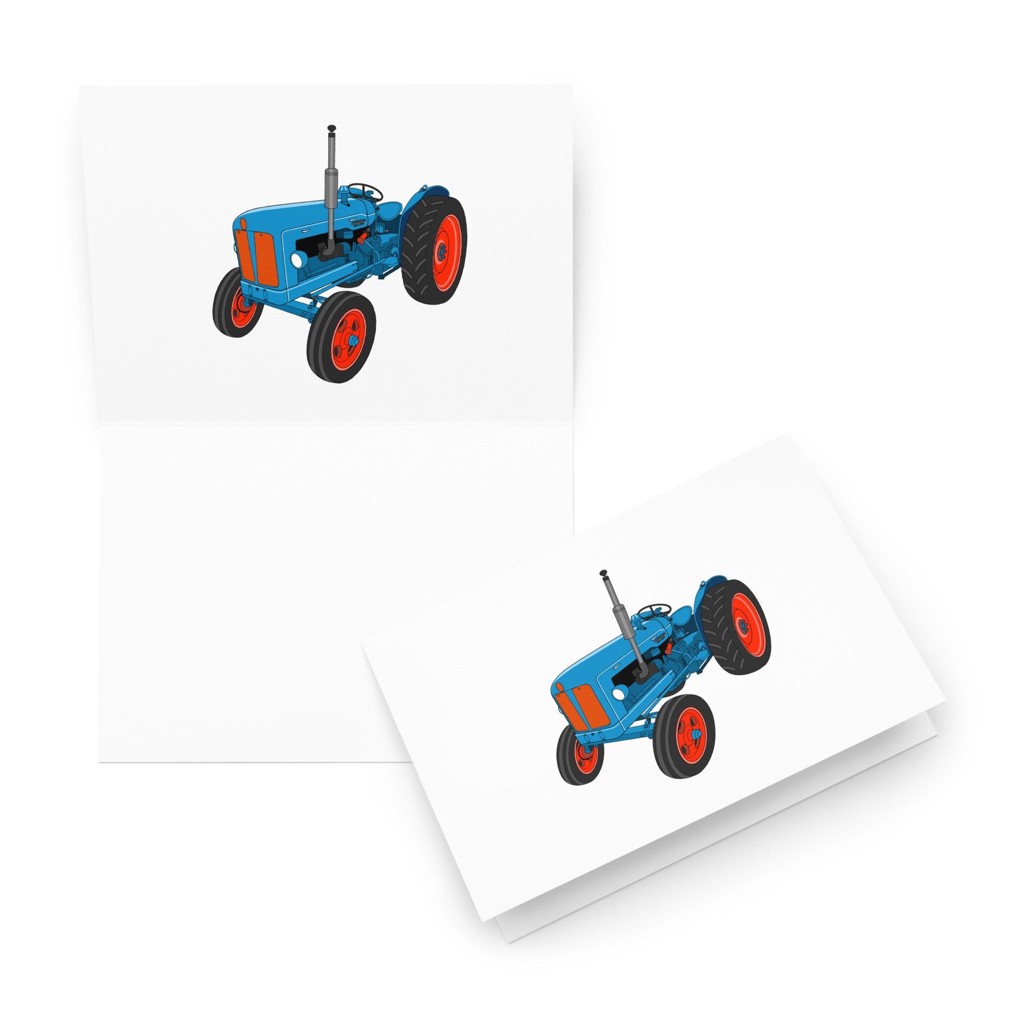 The Tractor Mugs Store 5.83″×8.27″ Fordson Super Dexta | Greeting card Quality Farmers Merch