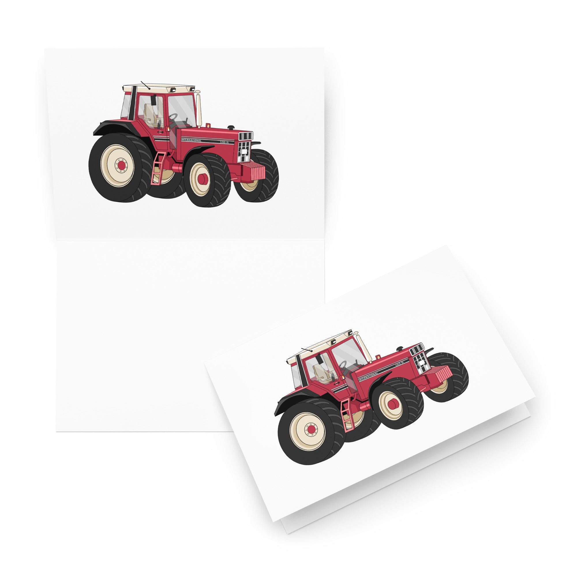 The Tractor Mugs Store 5.83″×8.27″ IHC 1455 XL | Greeting card Quality Farmers Merch