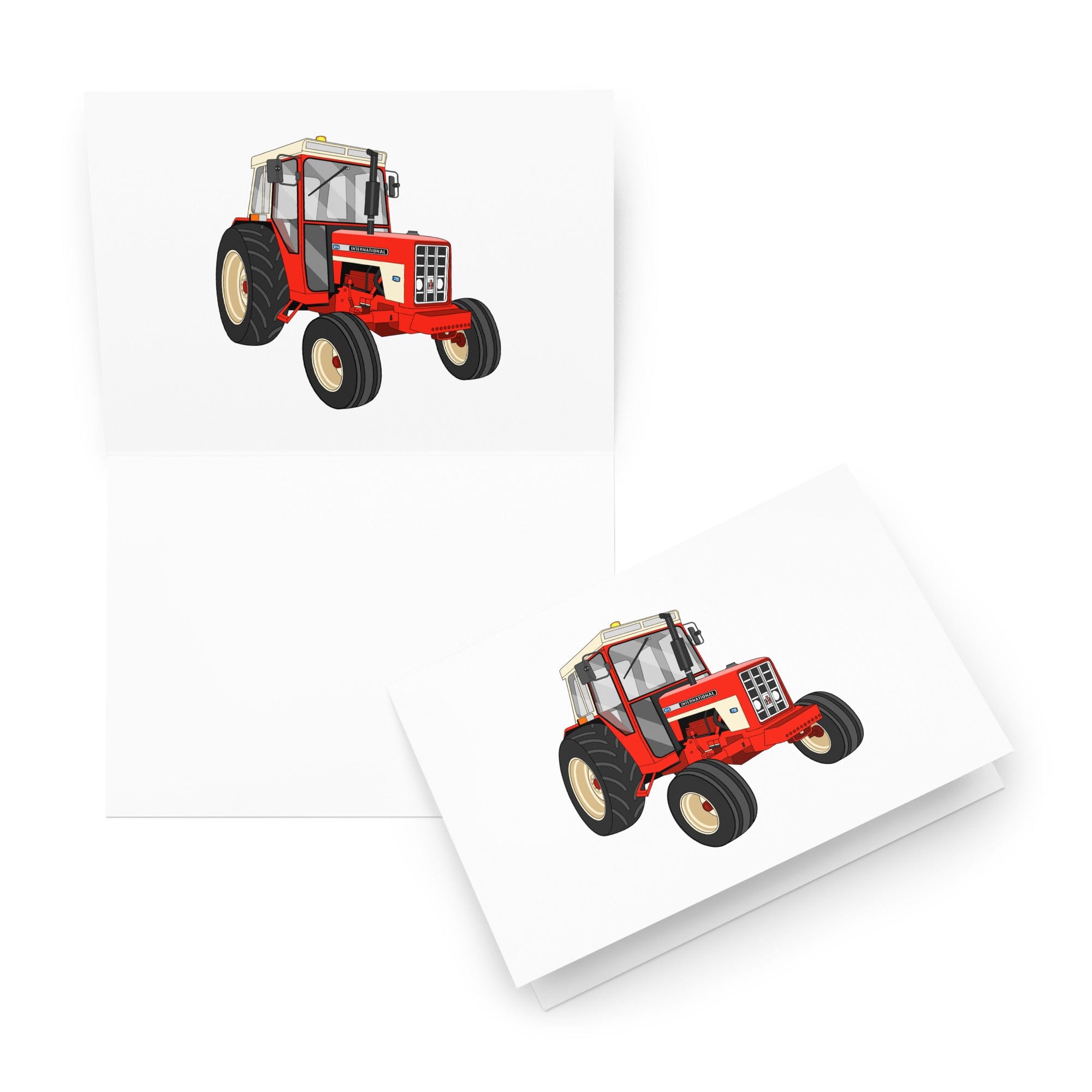 The Tractor Mugs Store 5.83″×8.27″ International 674 | Greeting card Quality Farmers Merch