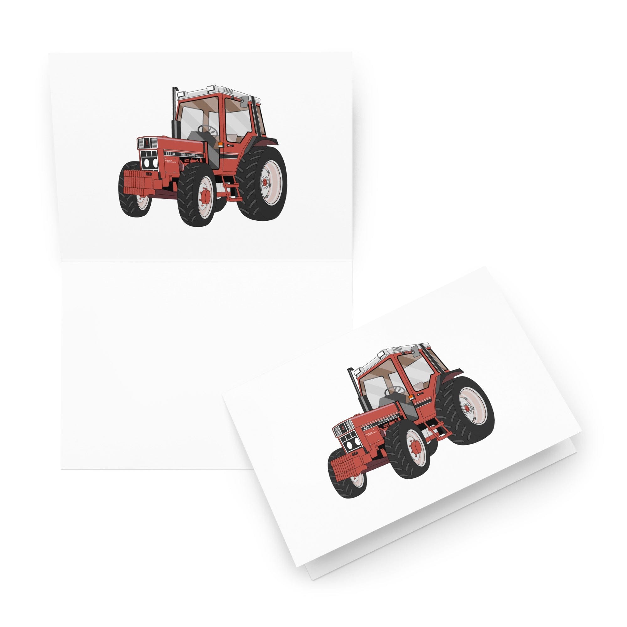 The Tractor Mugs Store 5.83″×8.27″ International 885 XL 4WD | Greeting card Quality Farmers Merch