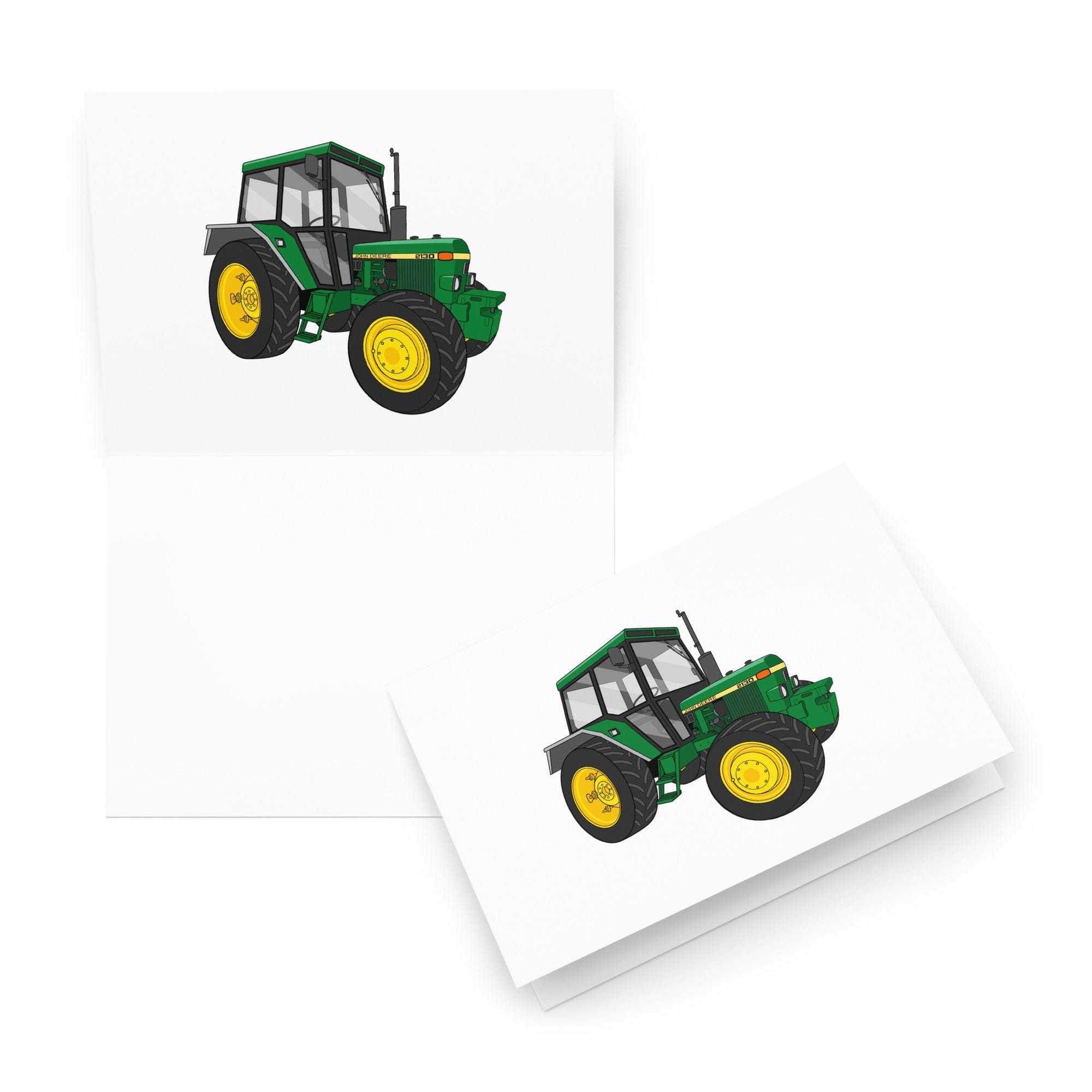 The Tractor Mugs Store 5.83″×8.27″ John Deere 2130 | Greeting card Quality Farmers Merch