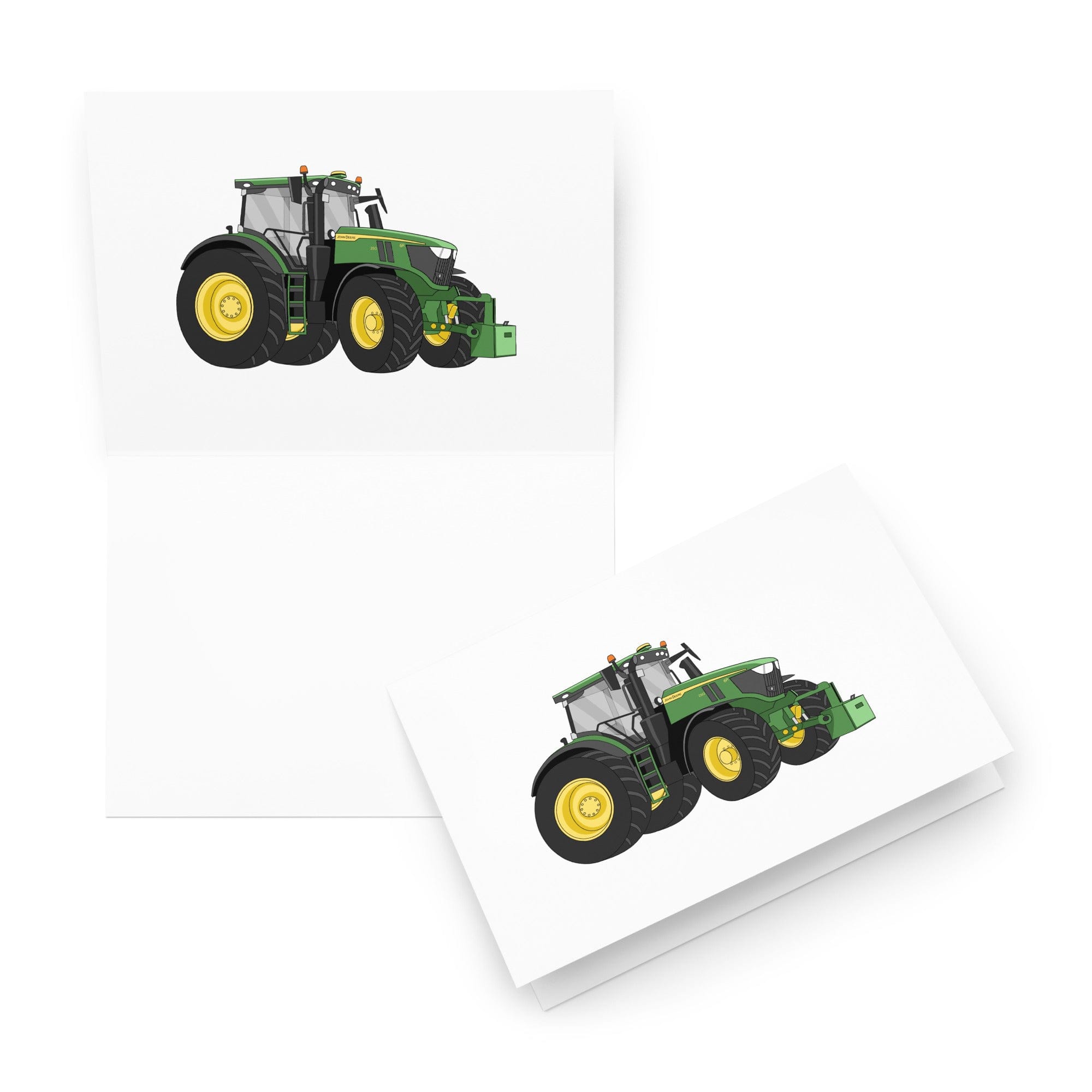 The Tractor Mugs Store 5.83″×8.27″ John Deere 6R | Greeting card Quality Farmers Merch