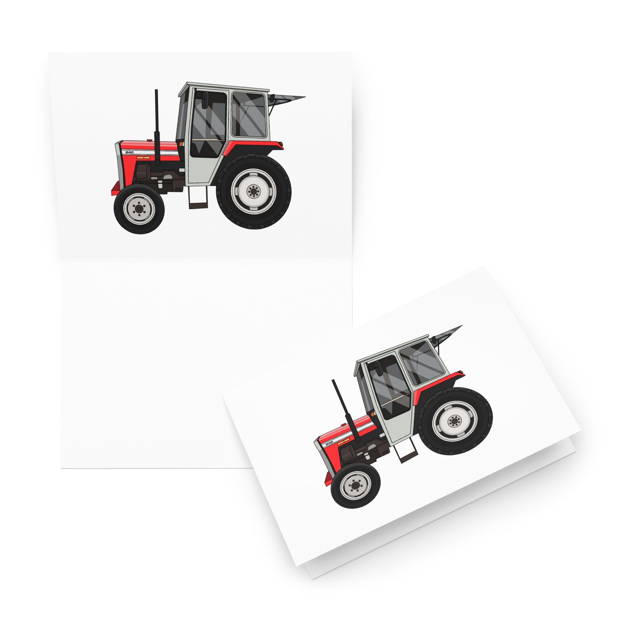 The Tractor Mugs Store 5.83″×8.27″ Massey Ferguson 240 | Greeting card Quality Farmers Merch