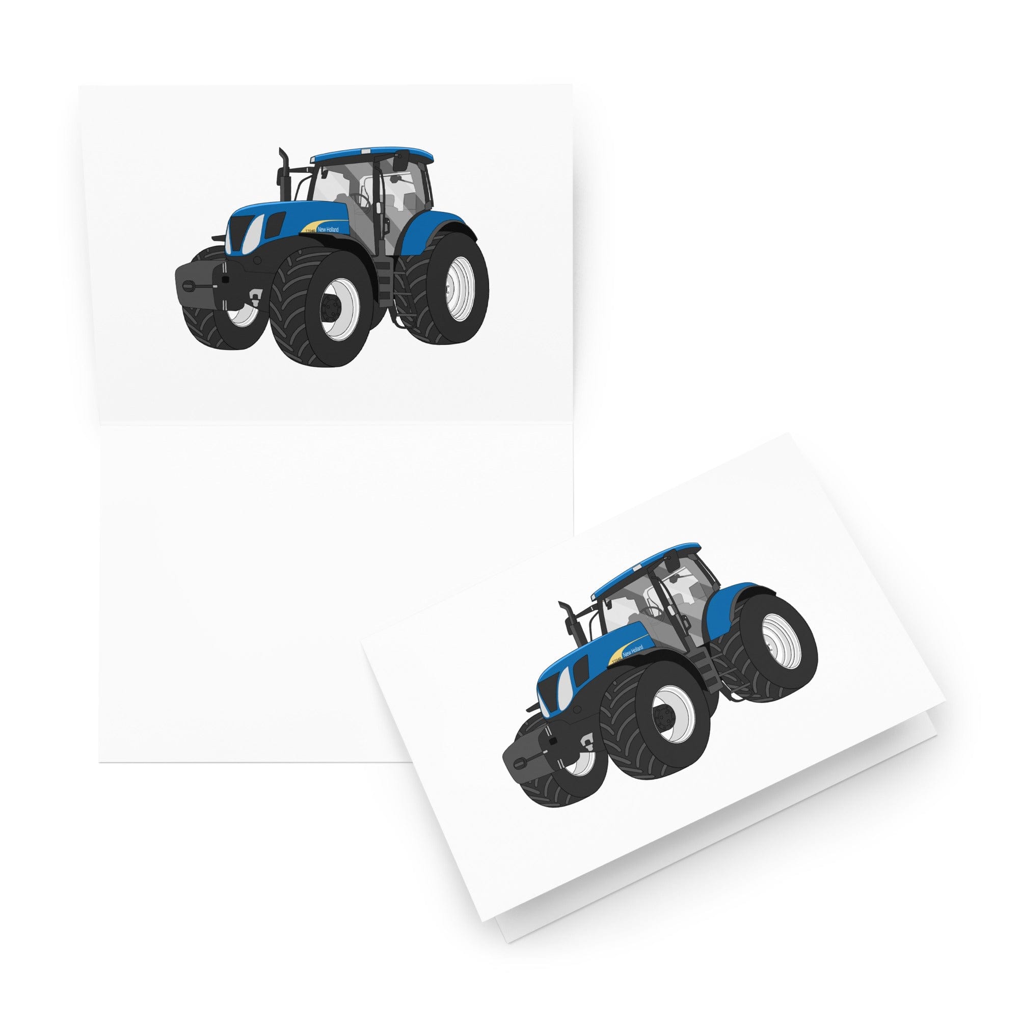 The Tractor Mugs Store 5.83″×8.27″ New Holland The 7040-1 | Greeting card Quality Farmers Merch