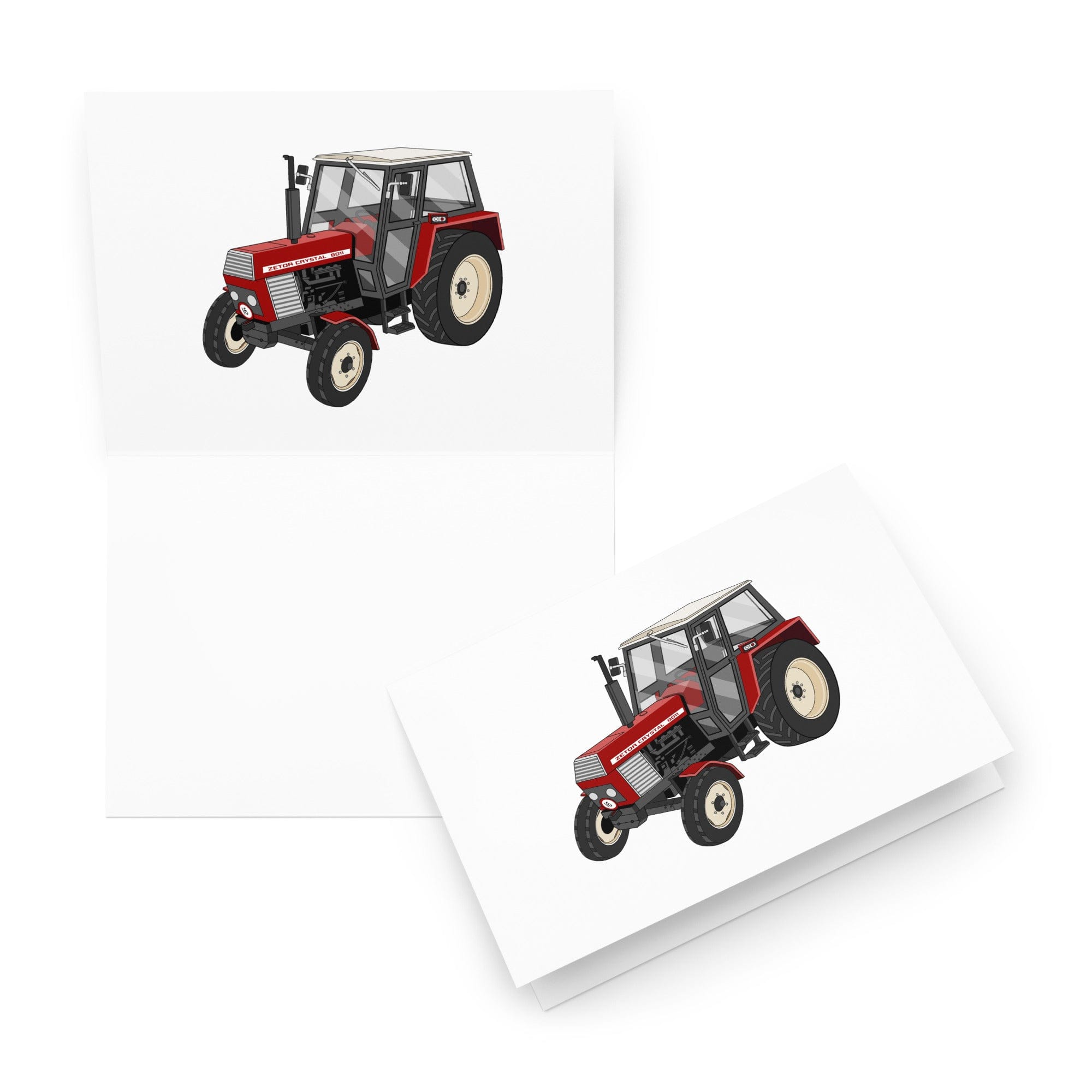 The Tractor Mugs Store 5.83″×8.27″ Zetor Crystal 8011 | Greeting card Quality Farmers Merch