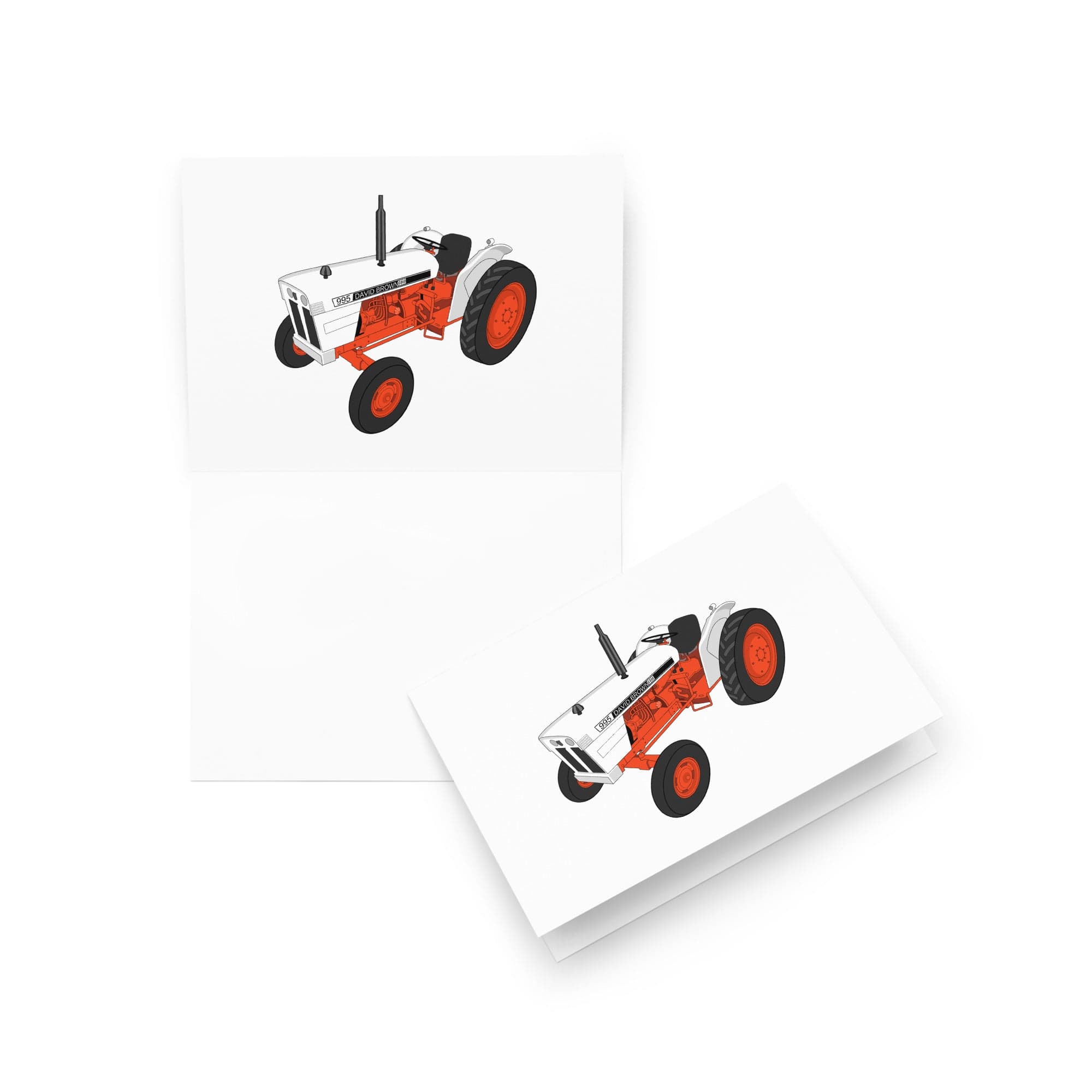 The Tractor Mugs Store 5″×7″ Case David Brown 995 (1973) | Greeting card Quality Farmers Merch