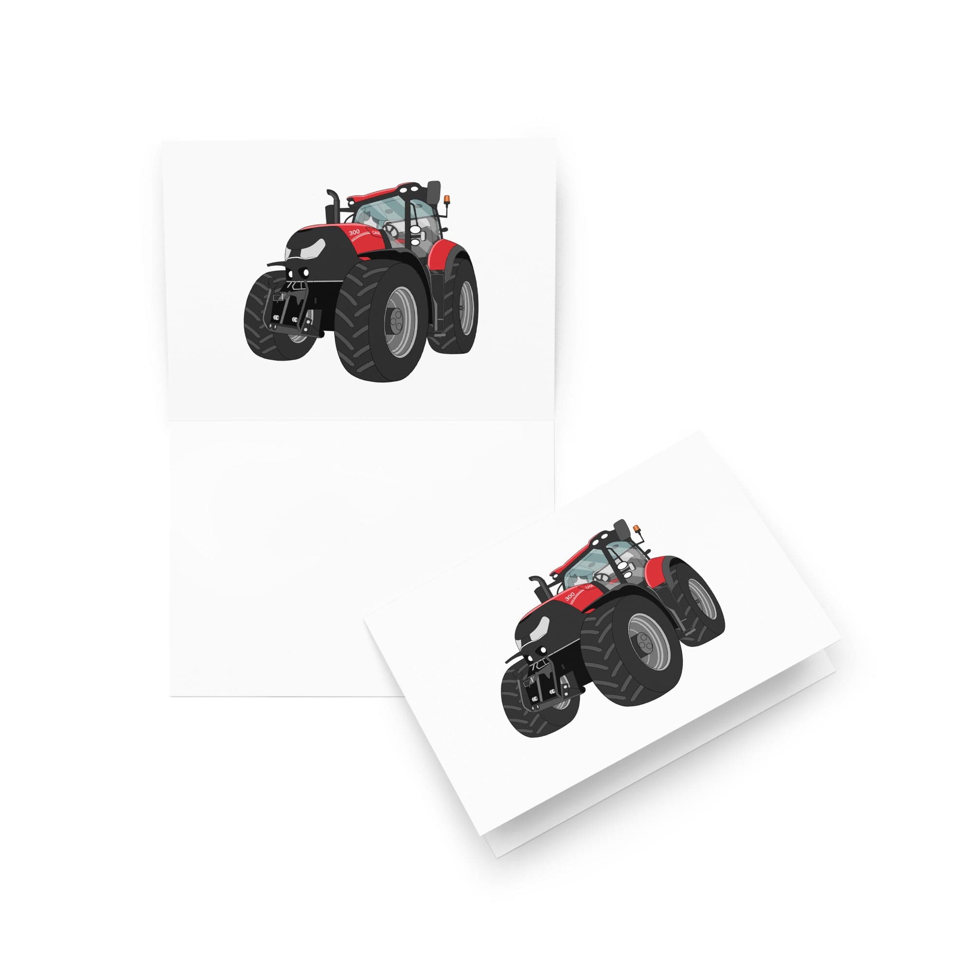 The Tractor Mugs Store 5″×7″ Case IH Optum 300 CVX | Greeting card Quality Farmers Merch