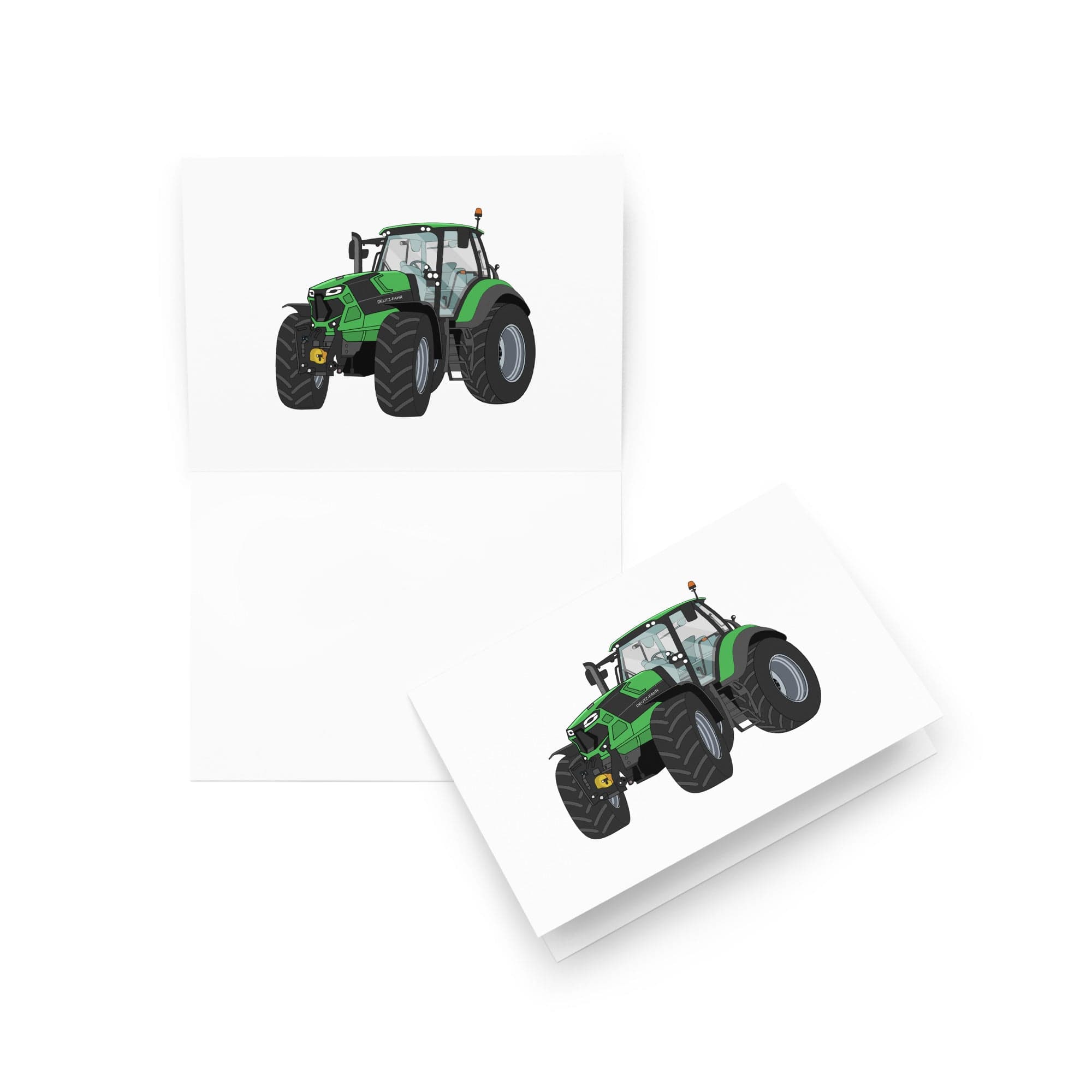 The Tractor Mugs Store 5″×7″ Deutz - Fahr Agrotron 7250 Ttv | Greeting card Quality Farmers Merch
