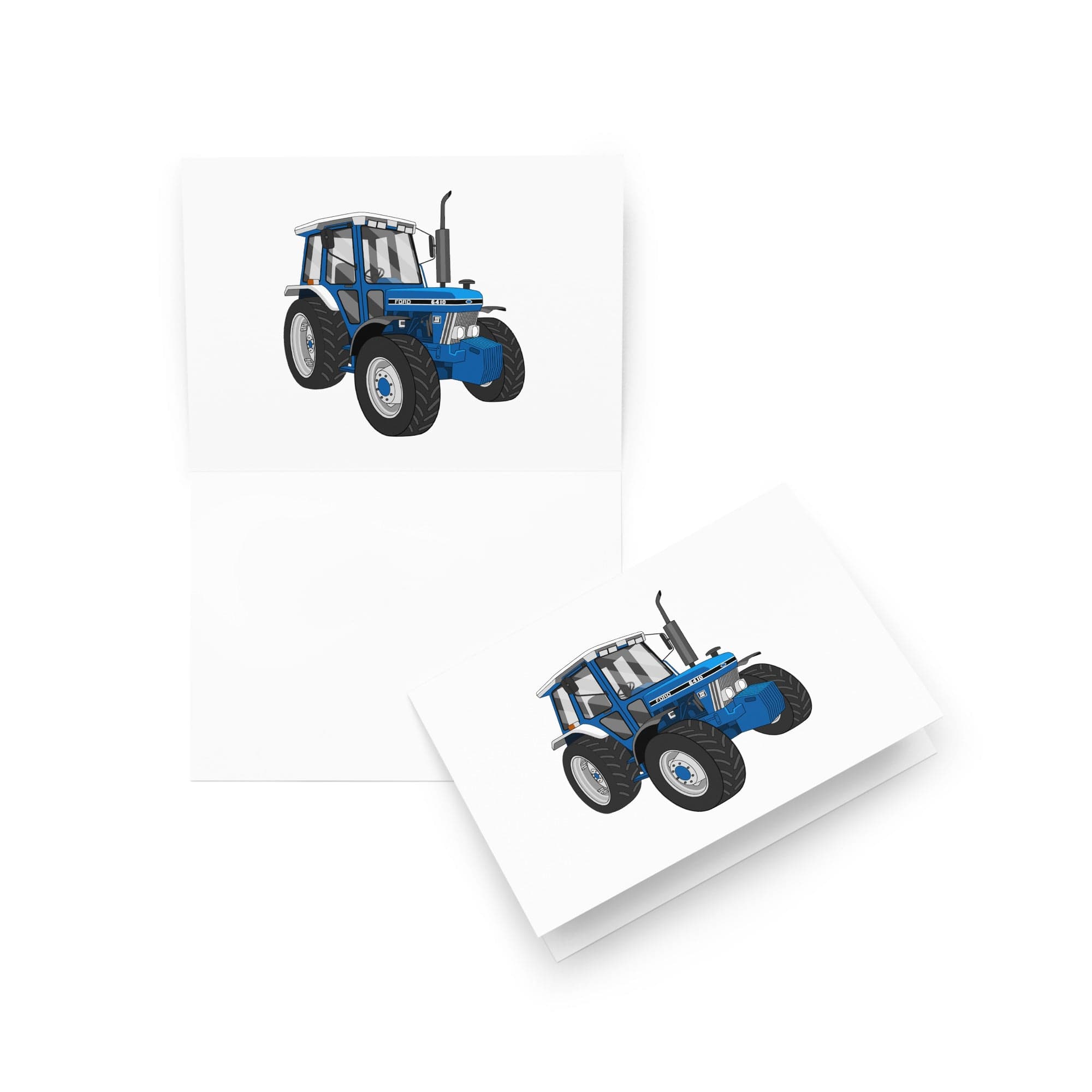 The Tractor Mugs Store 5″×7″ Ford 6410 4WD | Greeting card Quality Farmers Merch