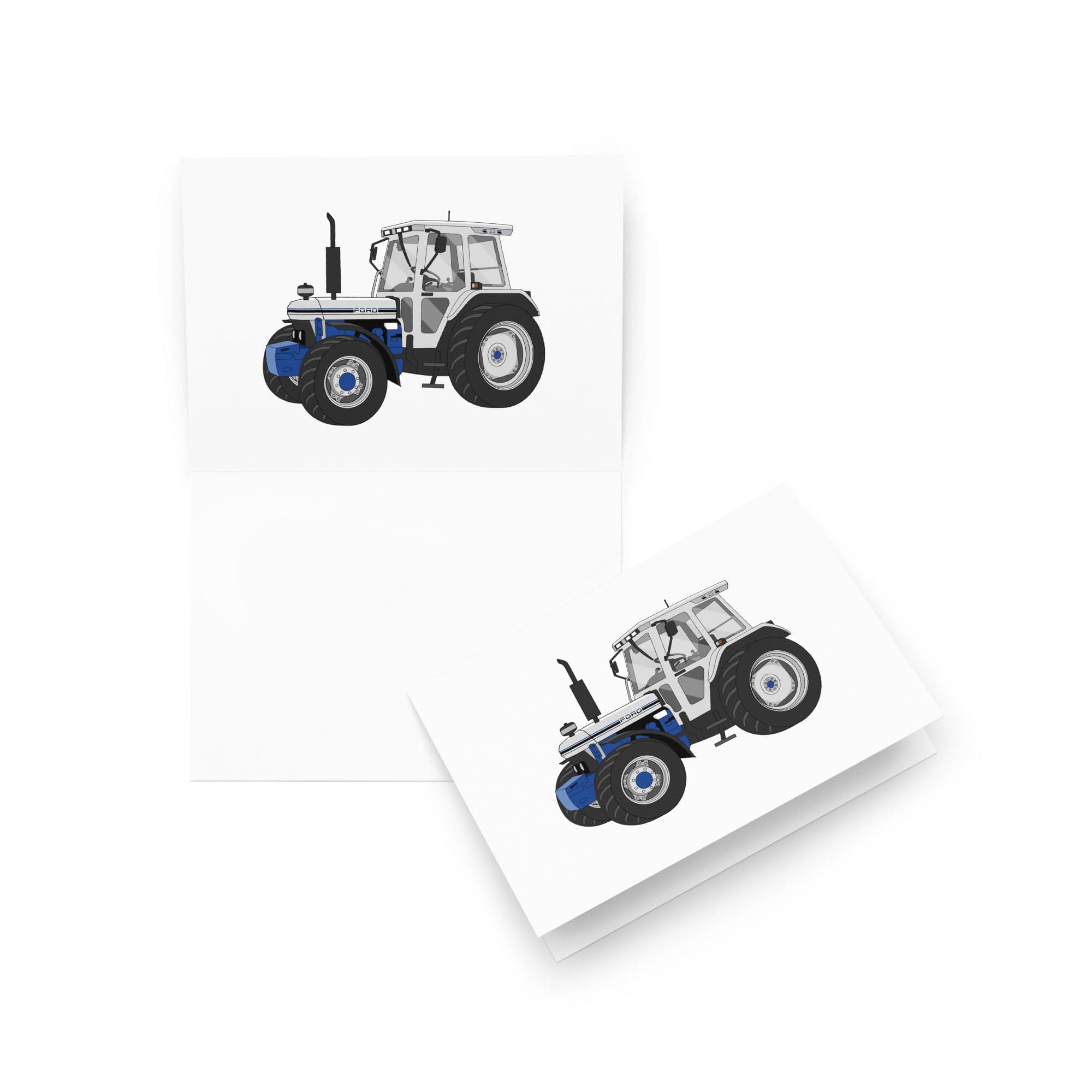 The Tractor Mugs Store 5″×7″ Ford 7810 Jubilee Edition SilverTractor | Greeting card Quality Farmers Merch