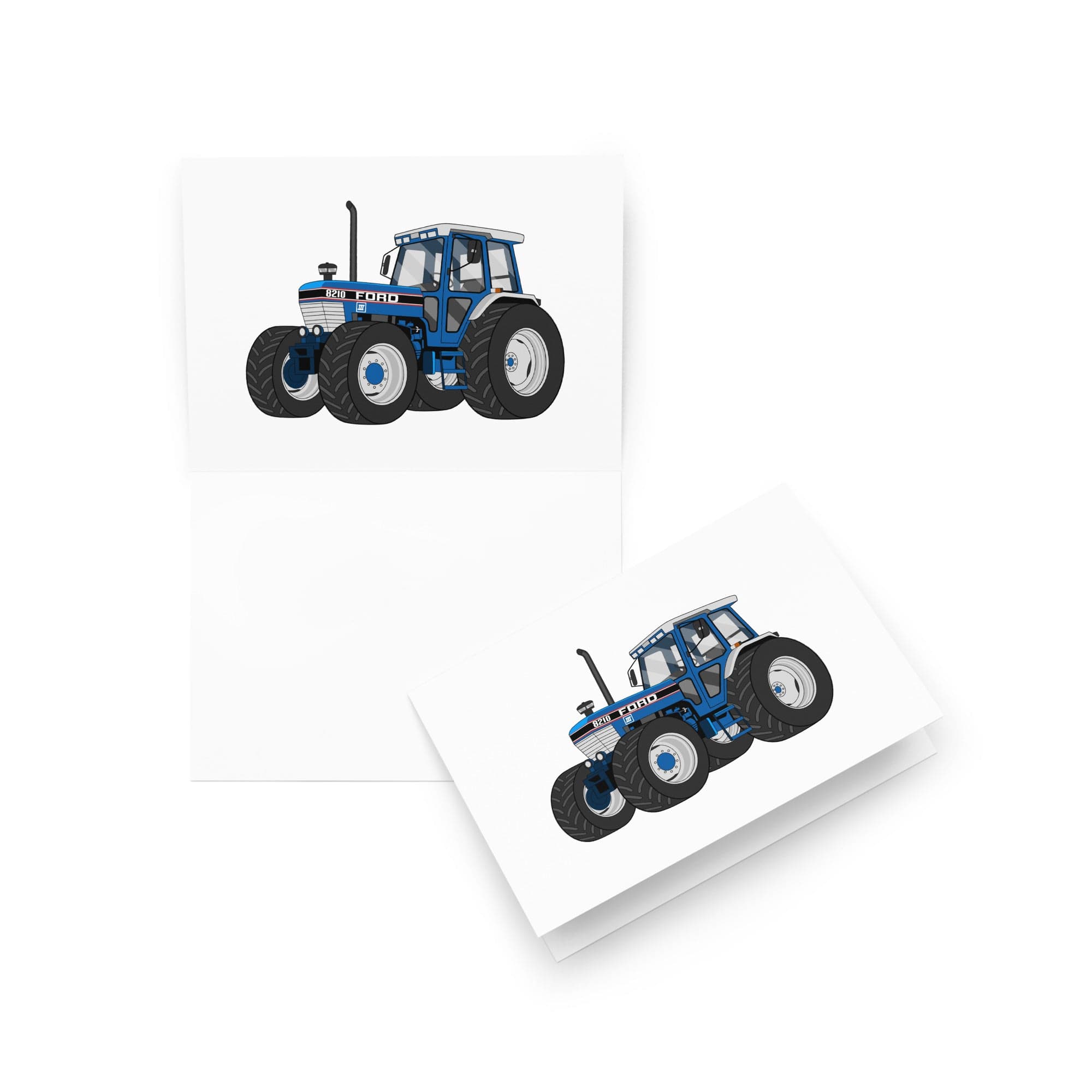 The Tractor Mugs Store 5″×7″ Ford 8210 4WD | Greeting card Quality Farmers Merch