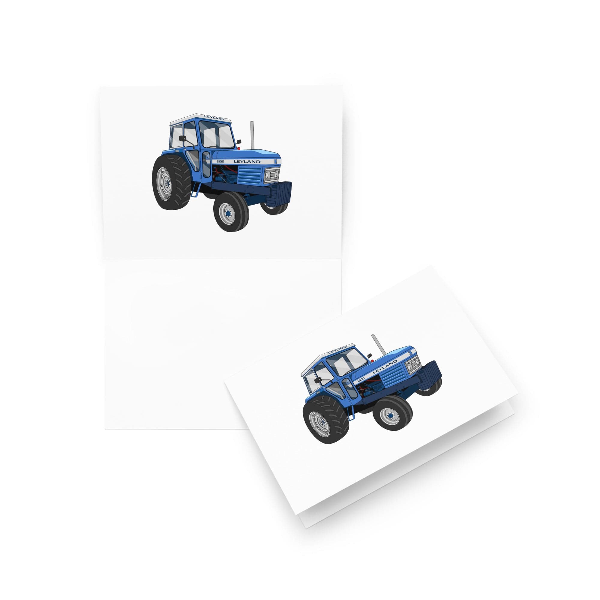 The Tractor Mugs Store 5″×7″ Leyland 2100 | Greeting card Quality Farmers Merch