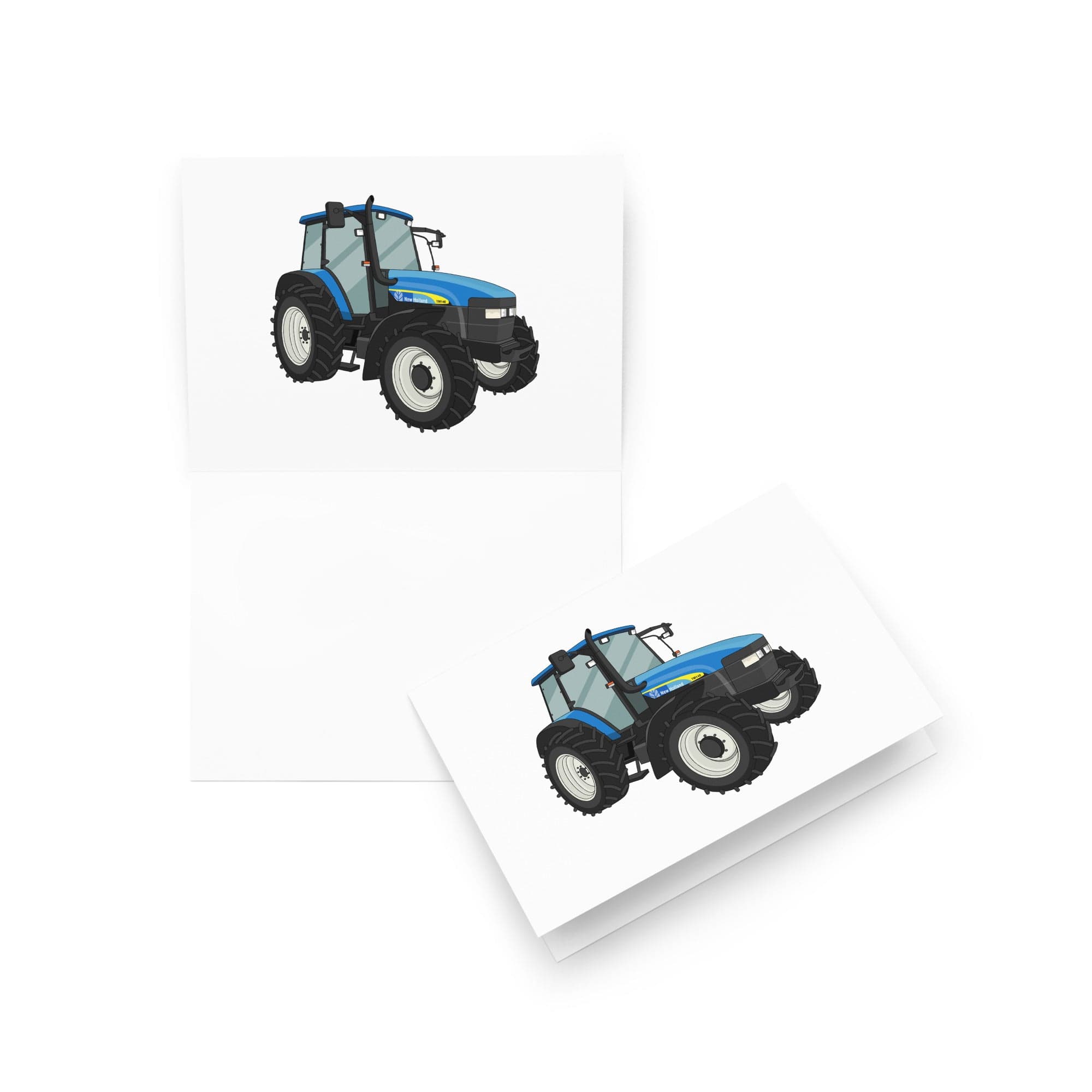 The Tractor Mugs Store 5″×7″ New Holland TM 140 | Greeting card Quality Farmers Merch