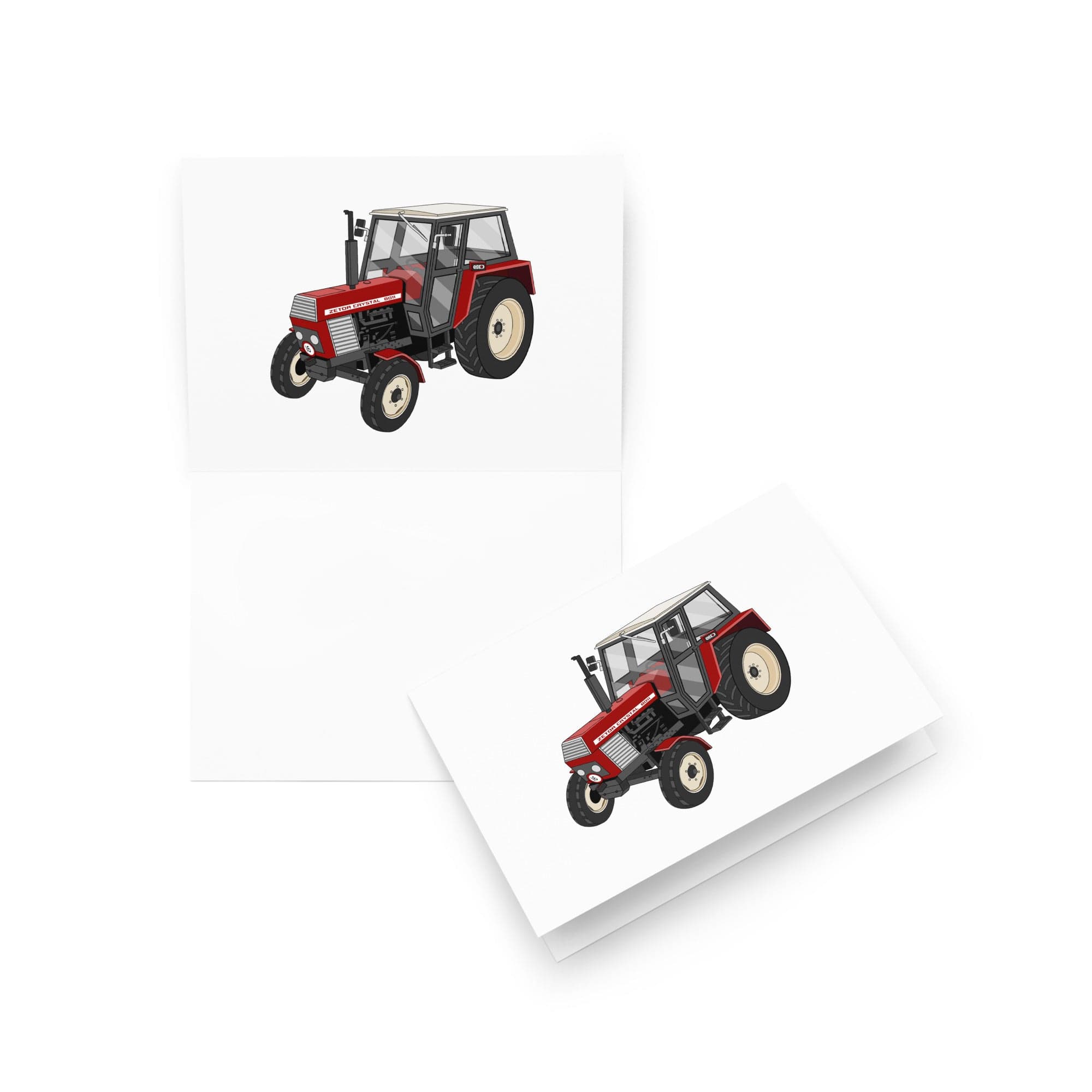 The Tractor Mugs Store 5″×7″ Zetor Crystal 8011 | Greeting card Quality Farmers Merch