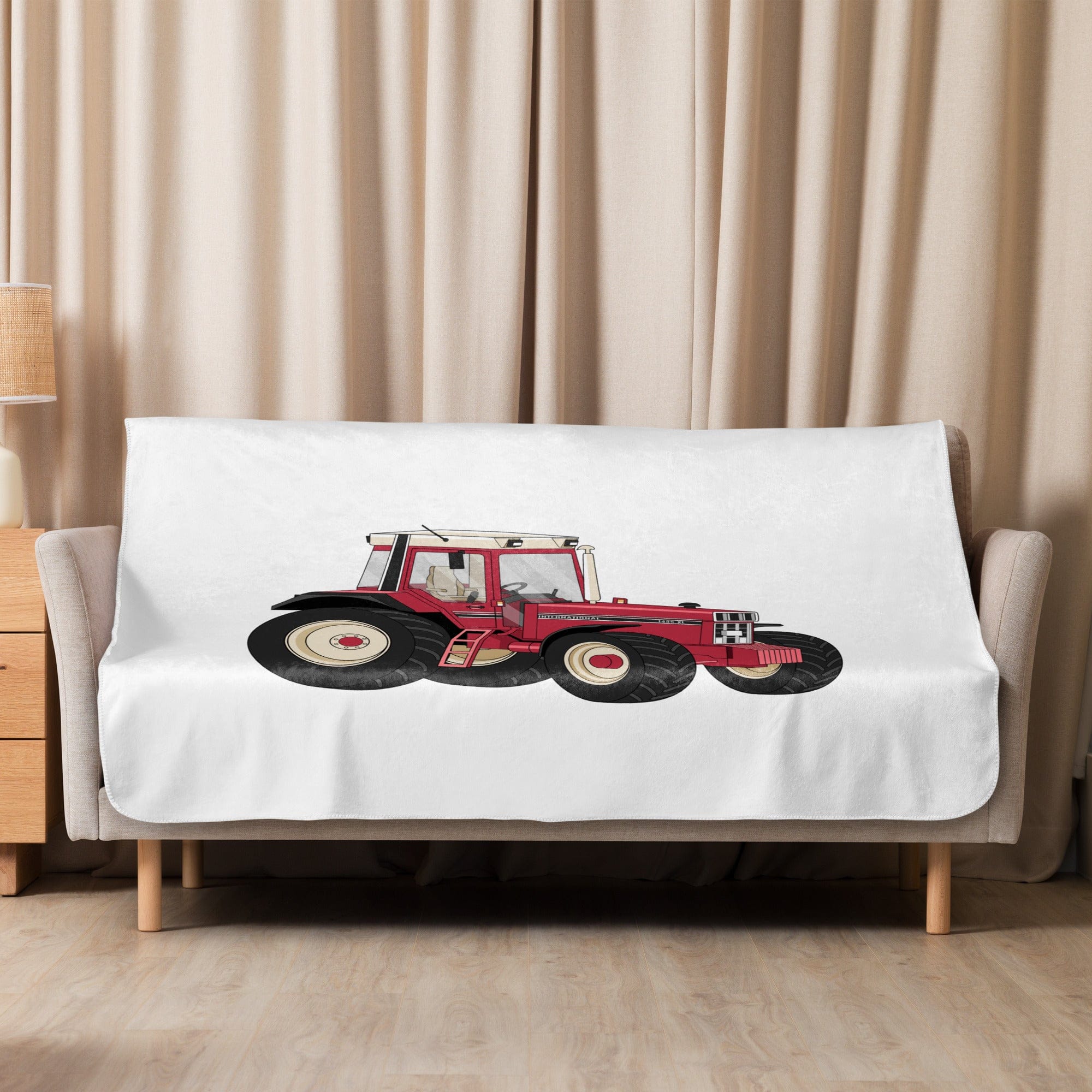 The Tractor Mugs Store 50″×60″ Case International 1455 XL | Sherpa blanket Quality Farmers Merch
