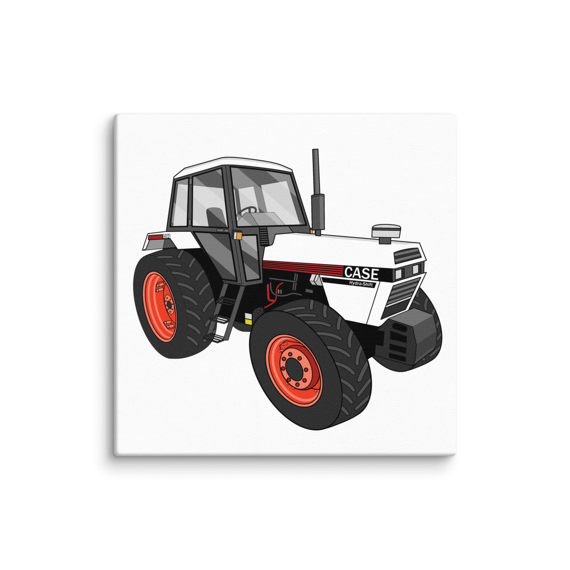 The Tractor Mugs Store 6″×6″ 1985 Case 1594 Hydra-Shift | Canvas Quality Farmers Merch