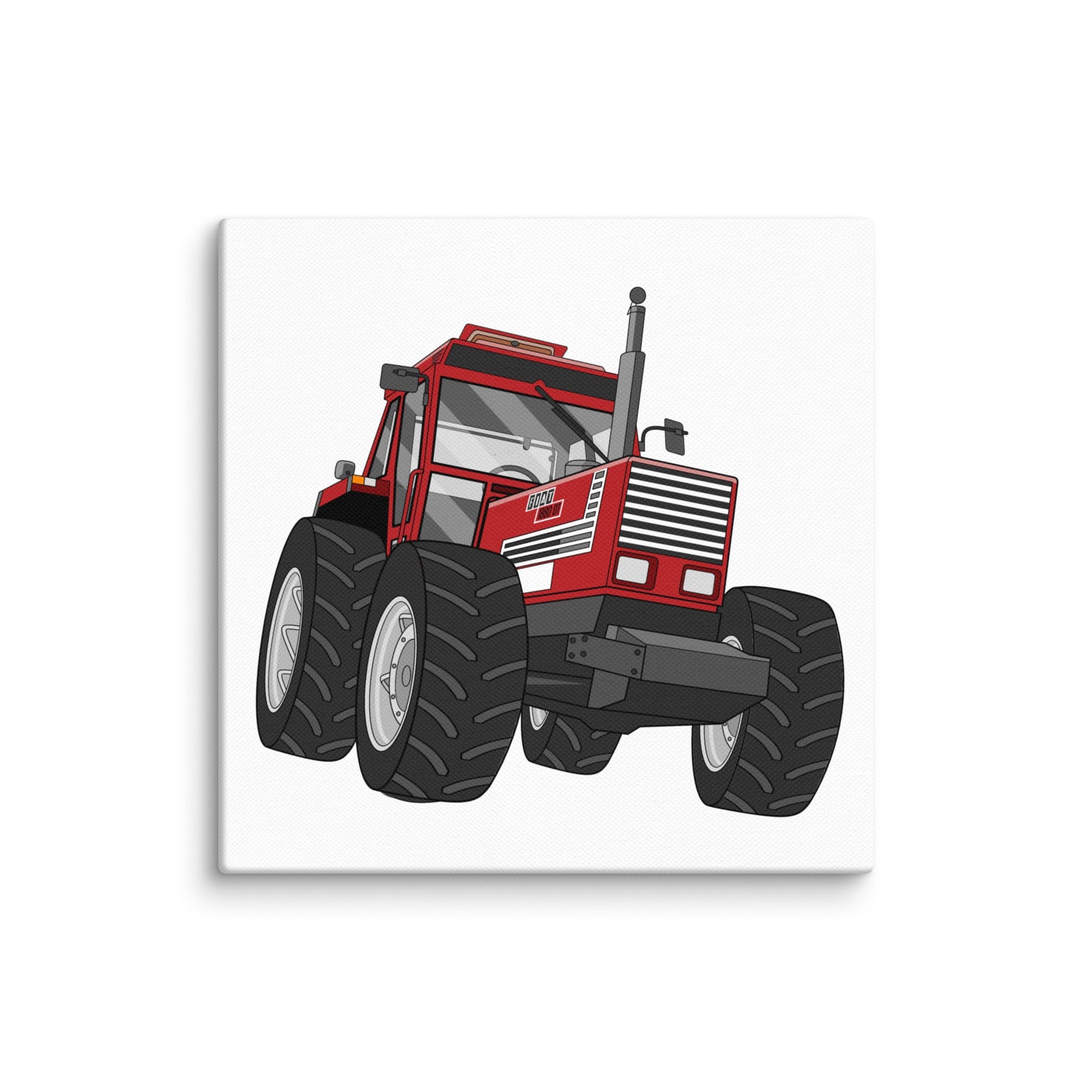 The Tractor Mugs Store 6″×6″ FIAT 1880 4WD | Canvas Quality Farmers Merch