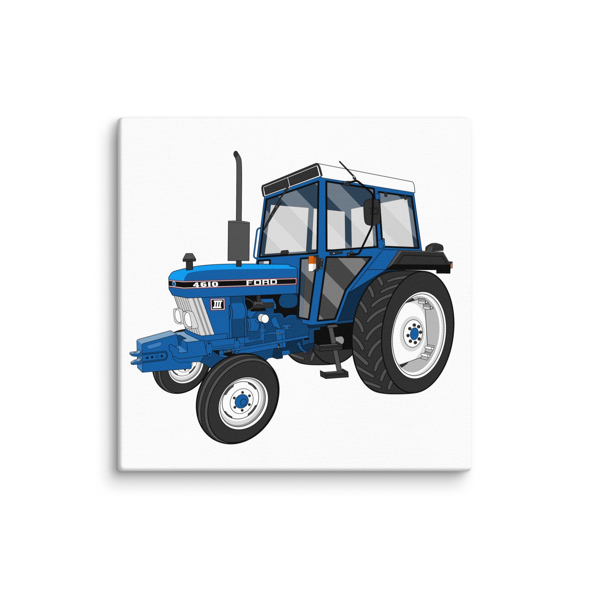 The Tractor Mugs Store 6″×6″ Ford 4610 2WD | Canvas Quality Farmers Merch